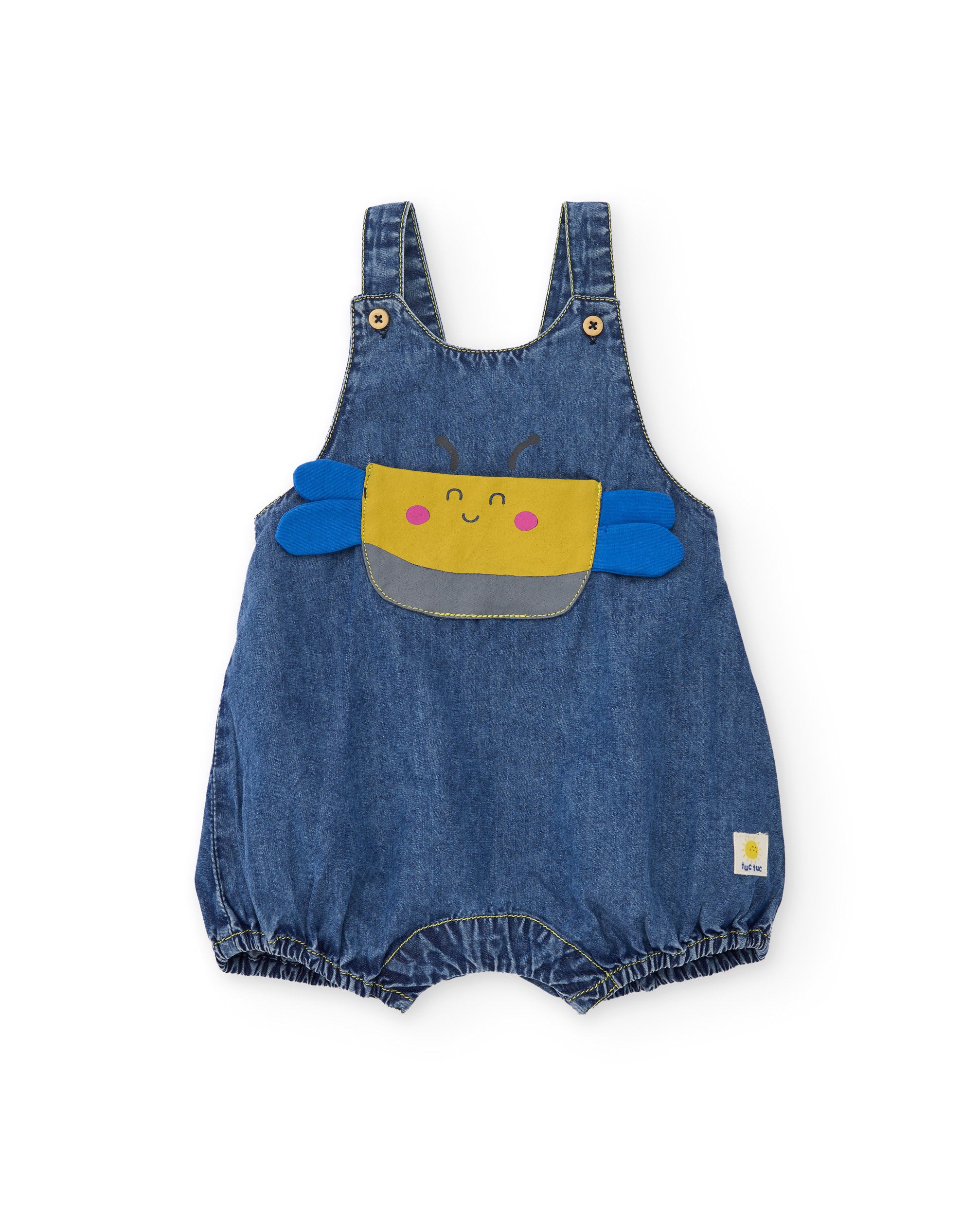 Conjunto de recién nacido de punto y bolsillo frontal
