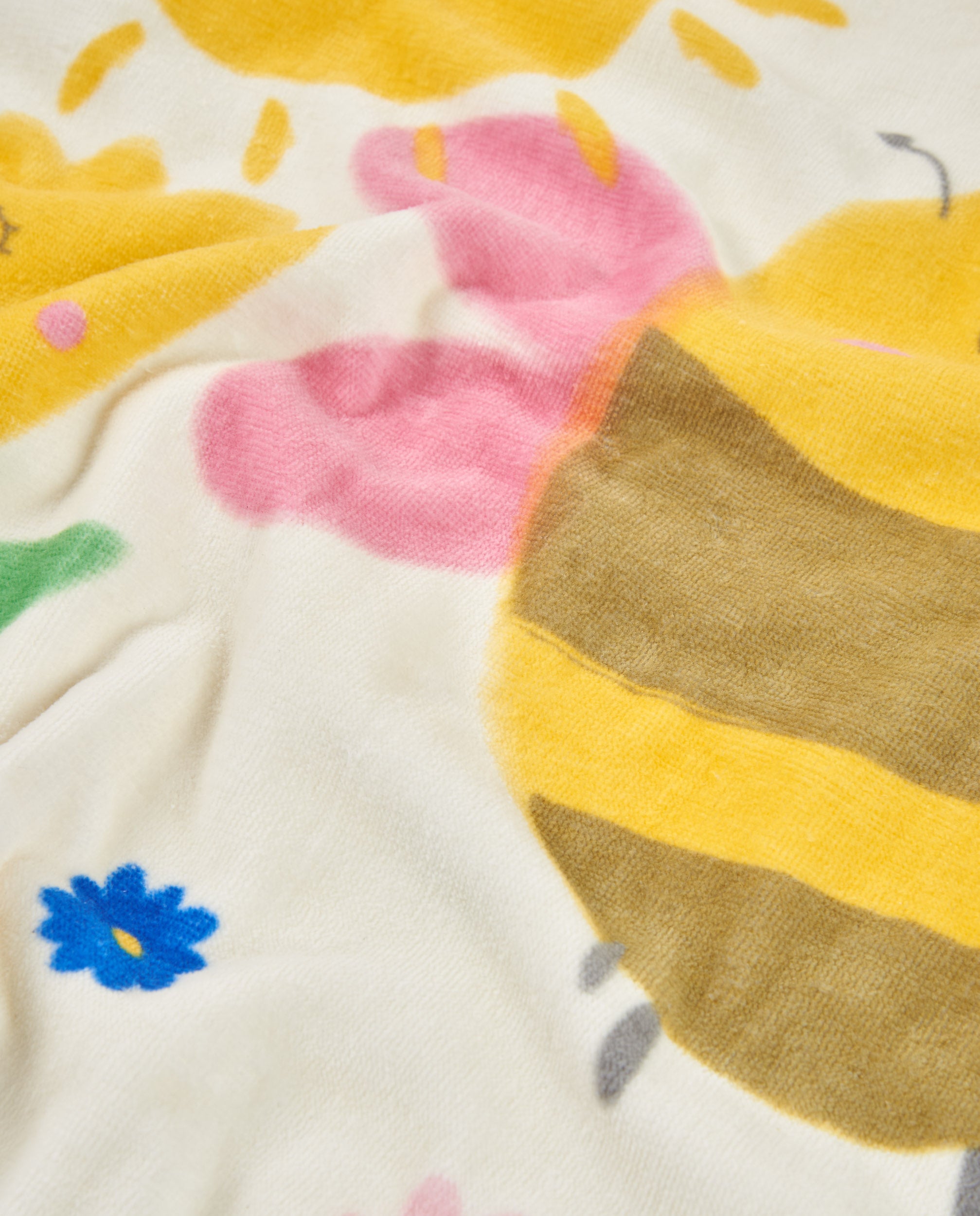 Toalla poncho de recién nacido de punto con capucha