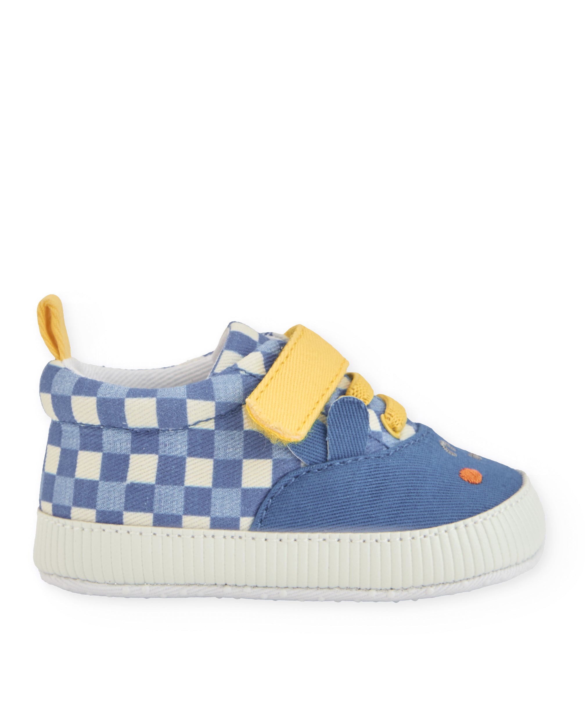 Zapatos de recién nacido de plana con cierre velcro