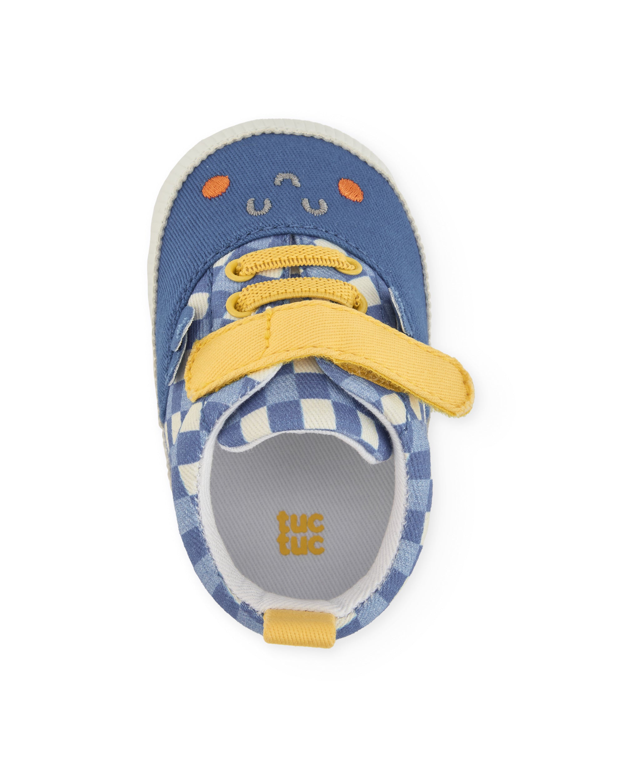 Zapatos de recién nacido de plana con cierre velcro