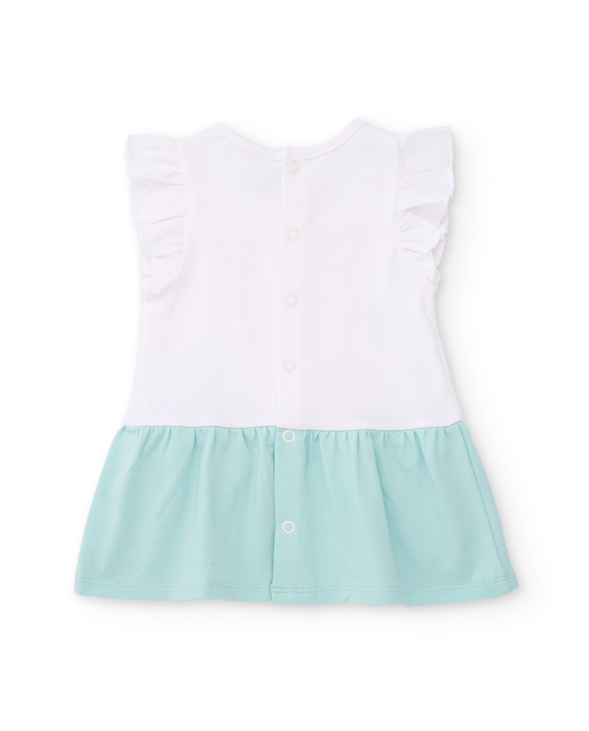 Vestido de recién nacido de punto y diseño jirafas