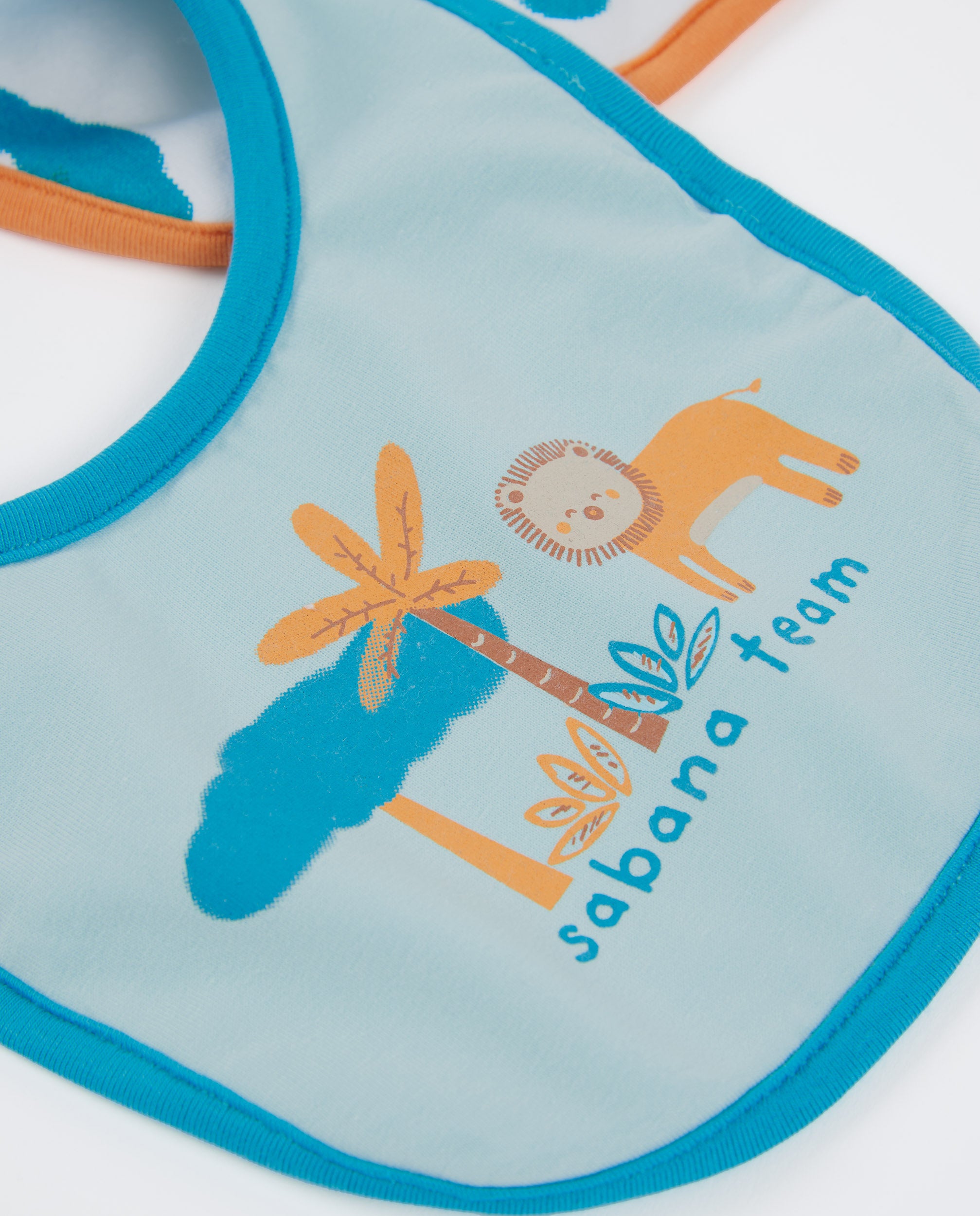 Pack de baberos de recién nacido de punto y diseño sabana