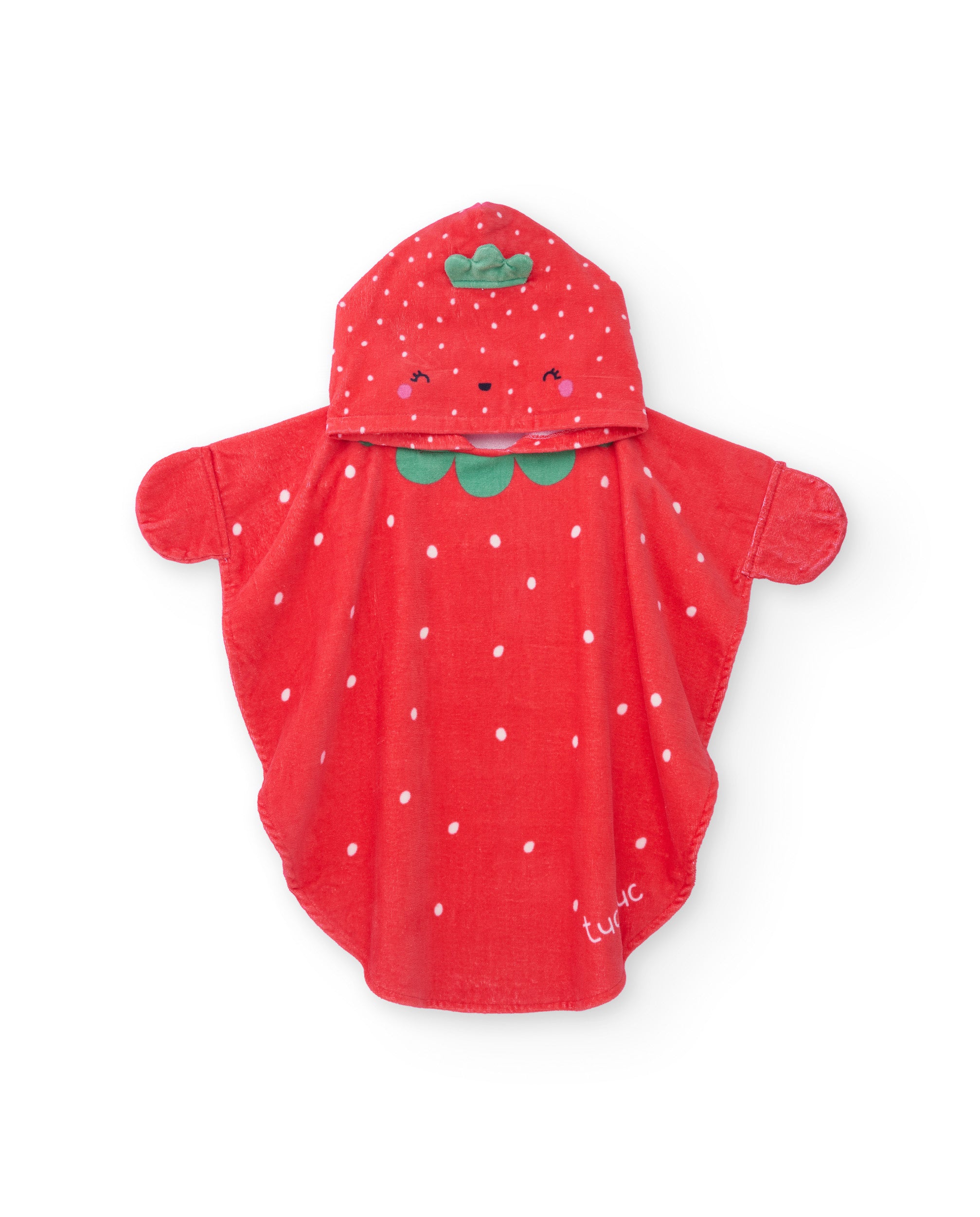 Toalla poncho de recién nacido de punto con capucha