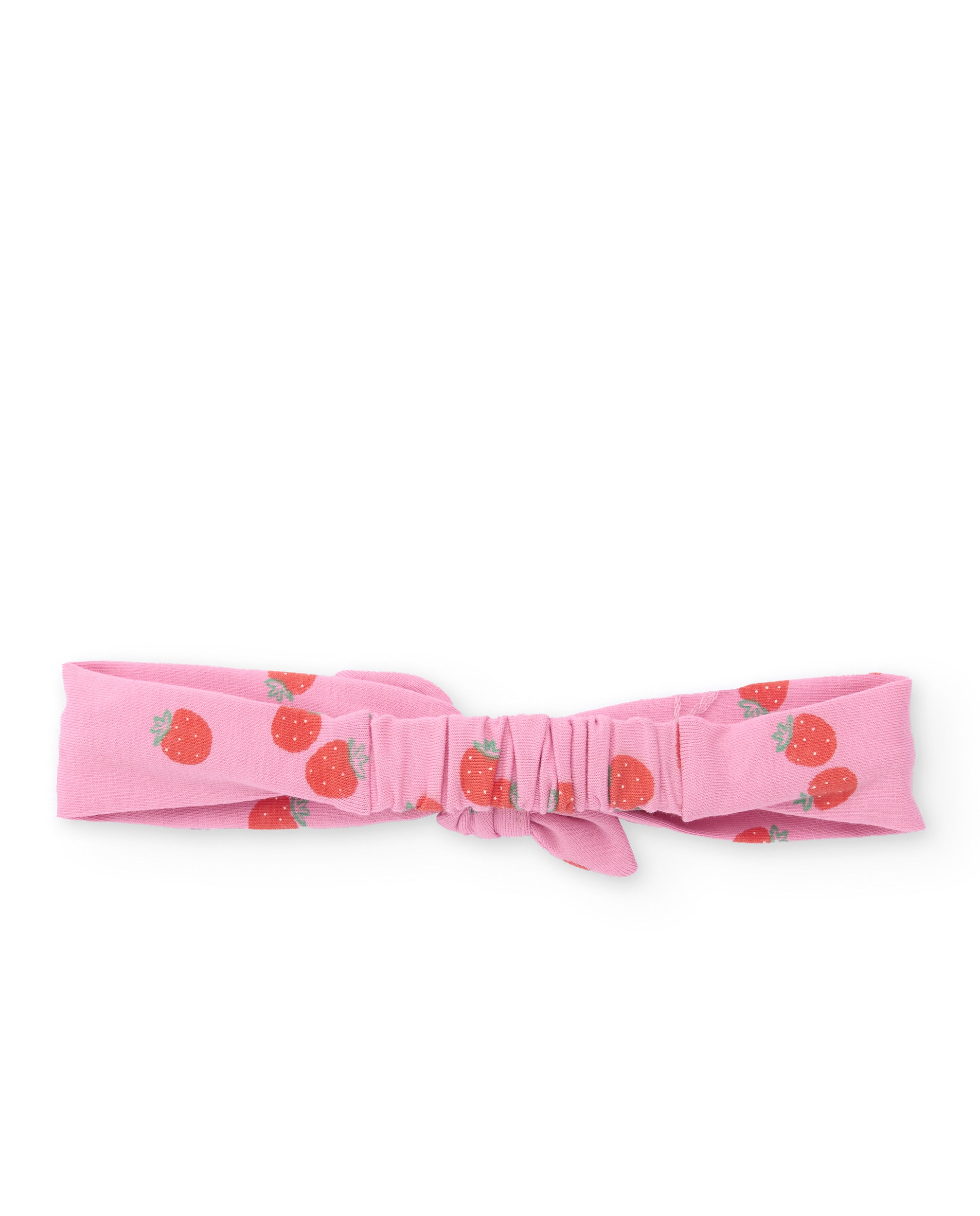 Diadema de recién nacido de punto y nudo frontal