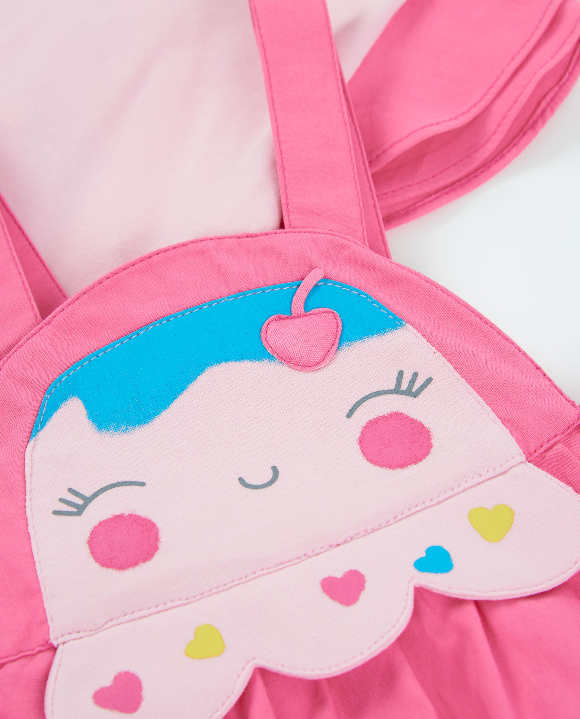 Conjunto de recién nacido de punto con carita sonriente
