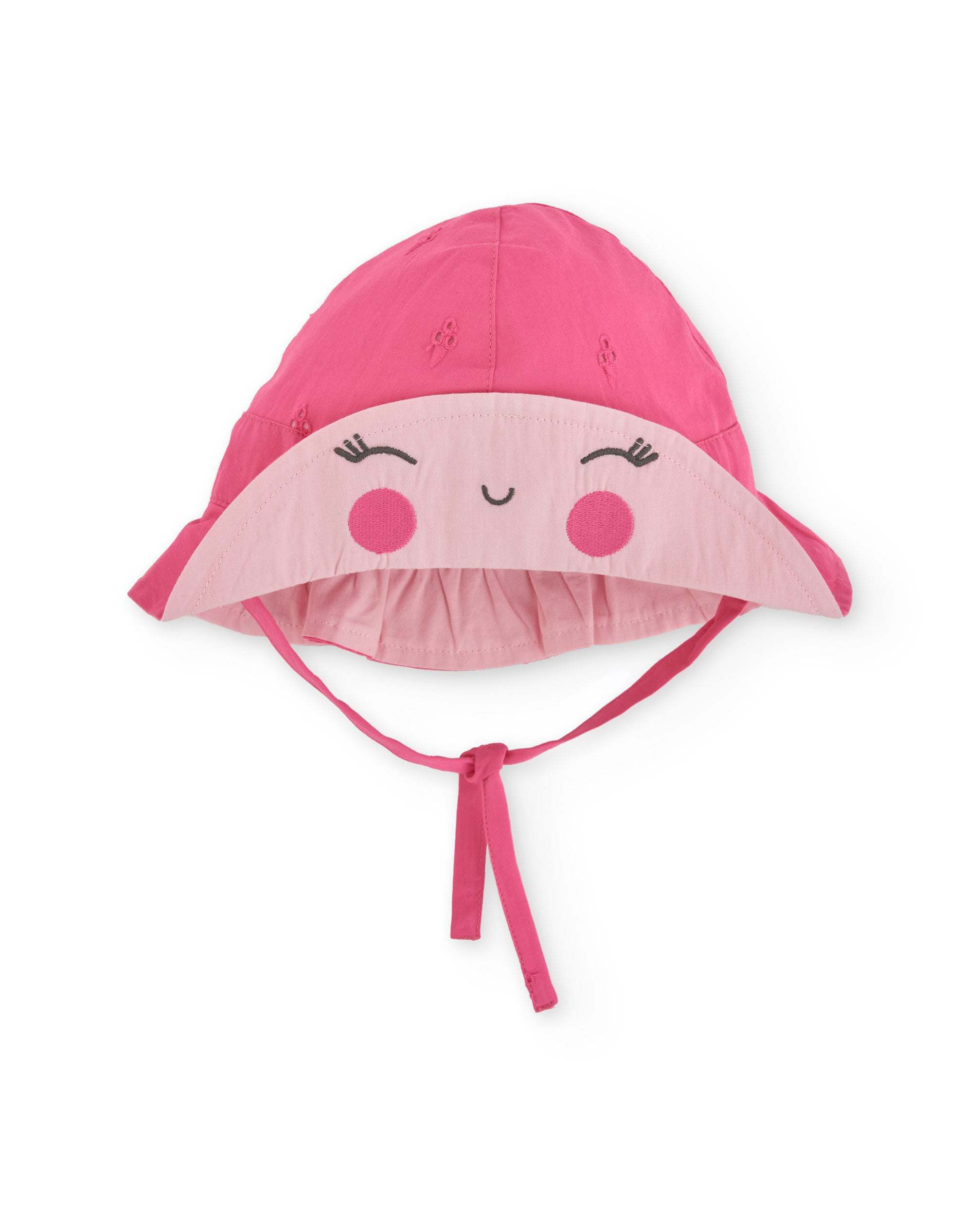 Gorro de recién nacido de plana y tira ajustable