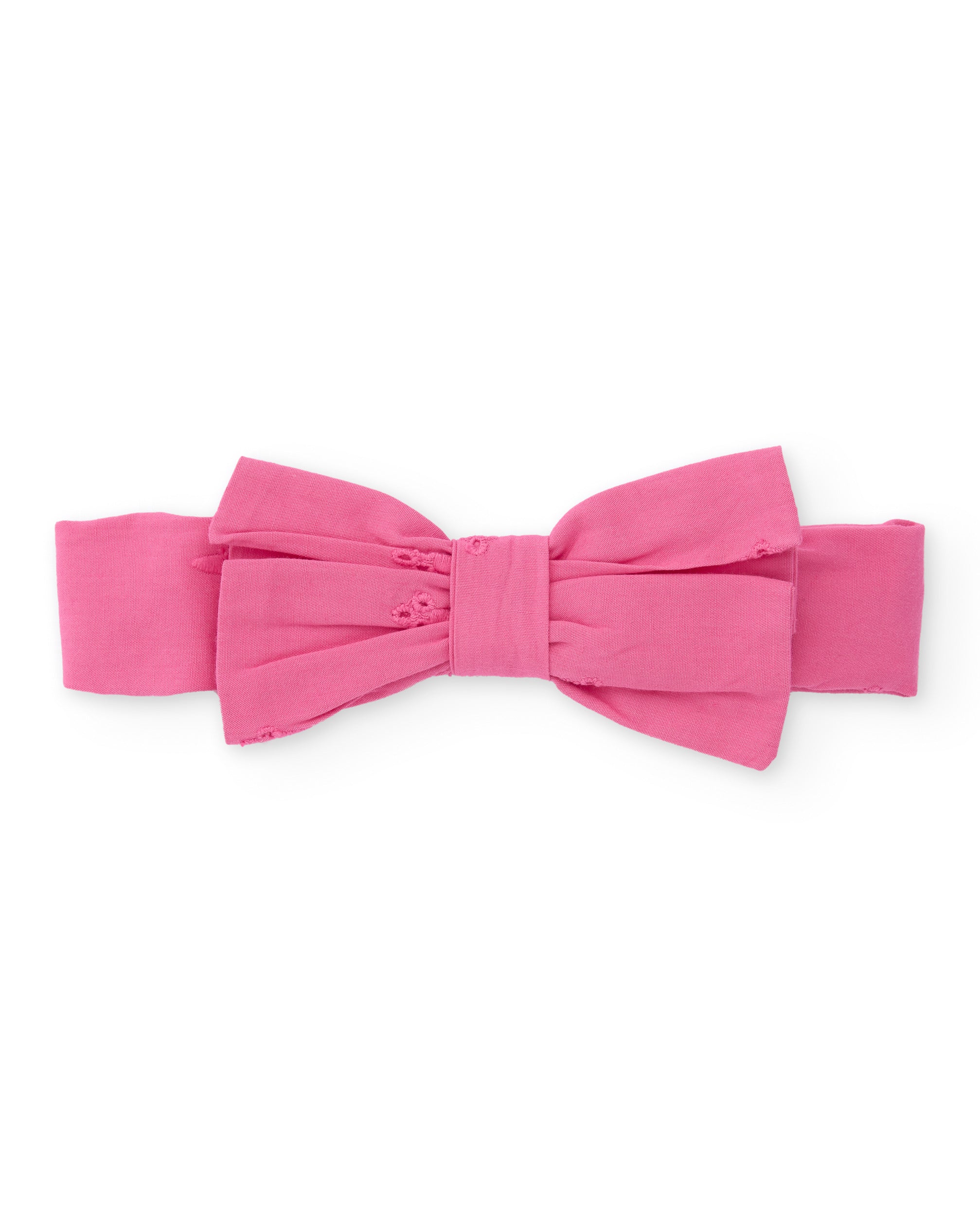 Diadema de recién nacido de punto con lazo decorativo