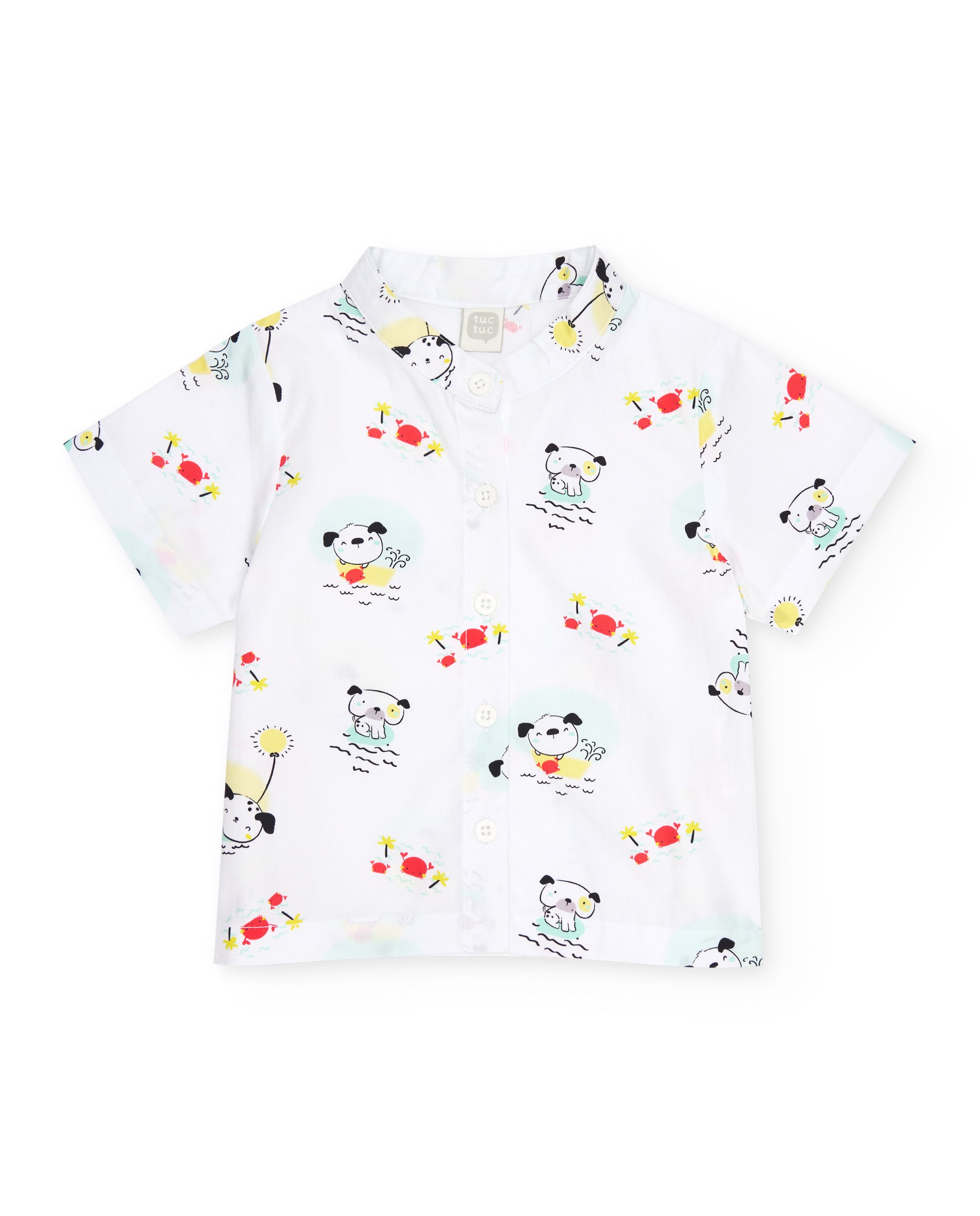 Conjunto de recién nacido de plana y estampado divertido