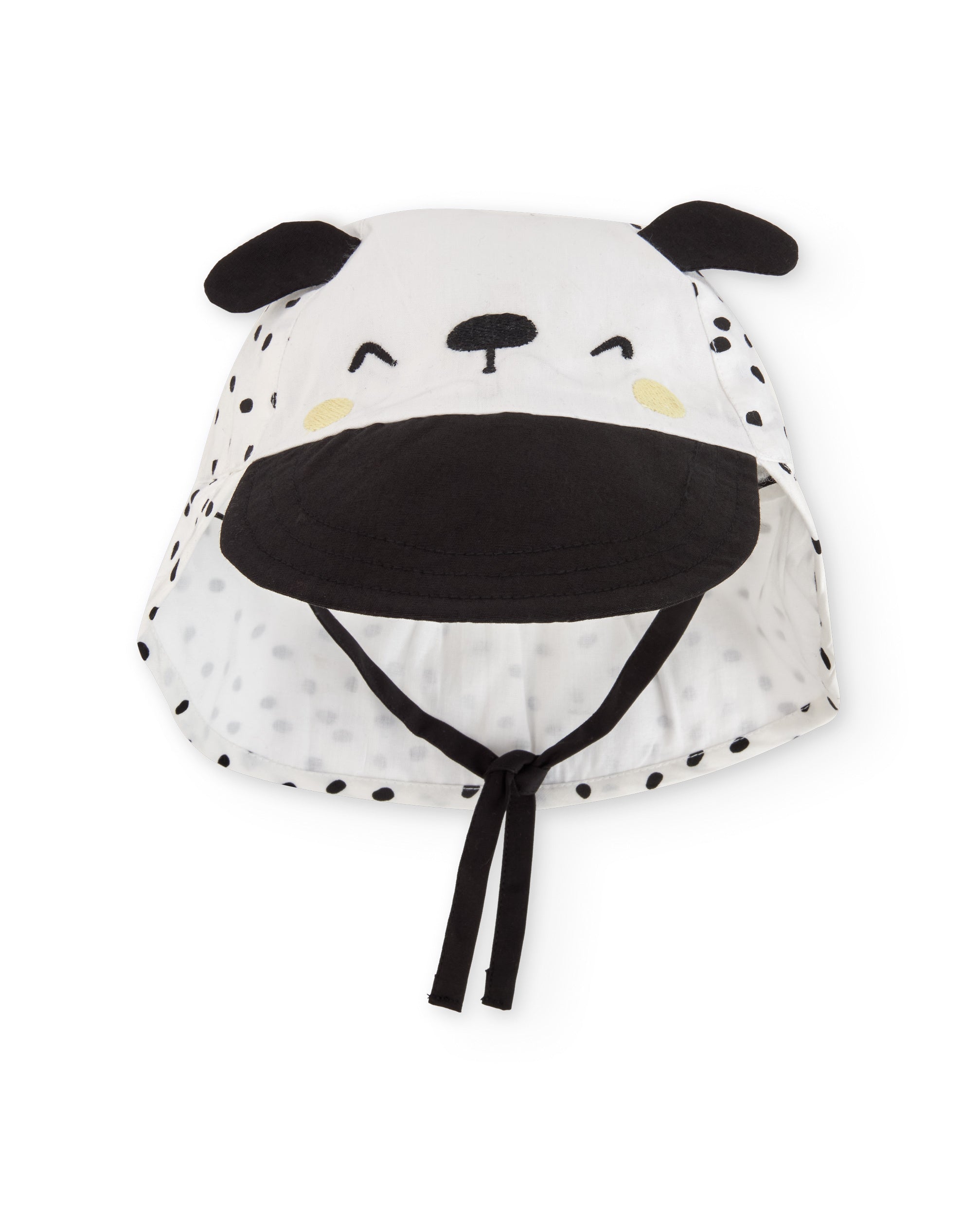 Gorro de recién nacido de plana con visera