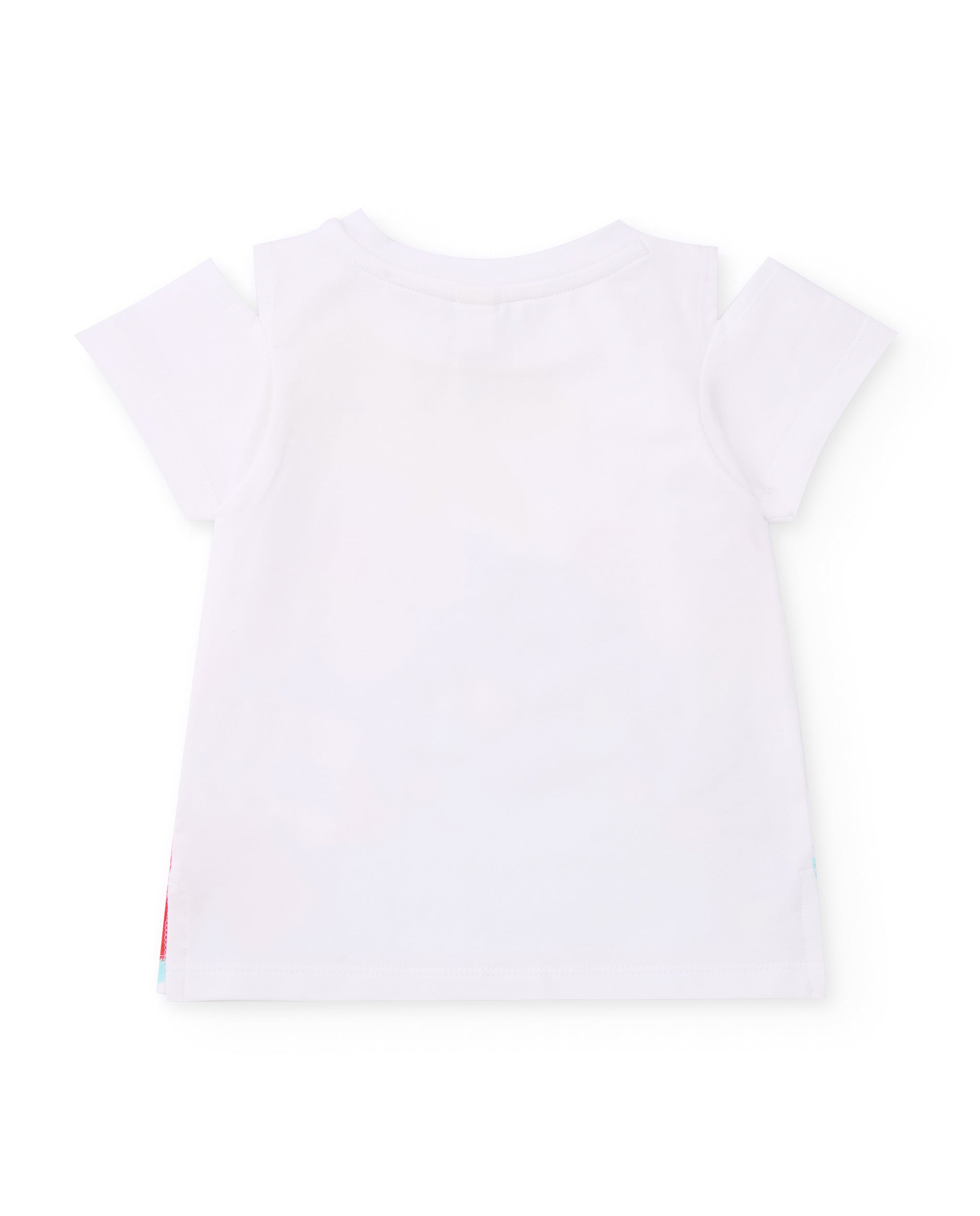 Conjunto de niña de punto y diseño floral