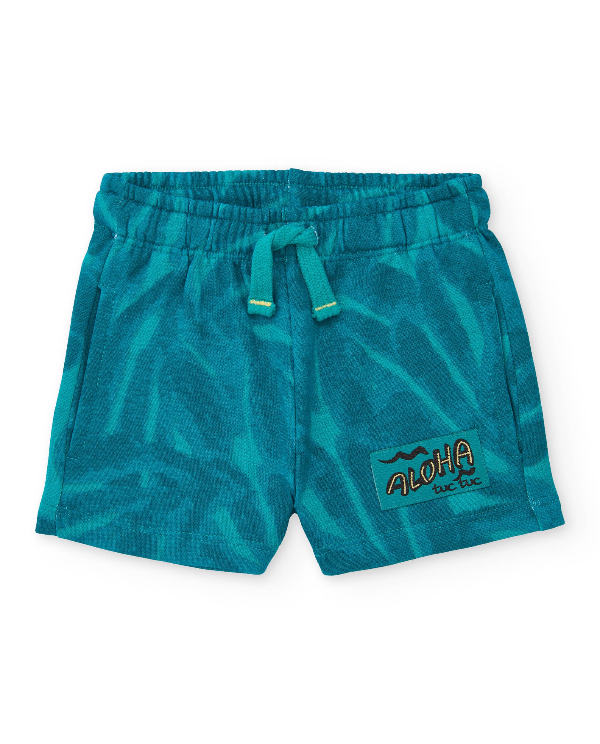 Conjunto de niño de punto de estampado veraniego