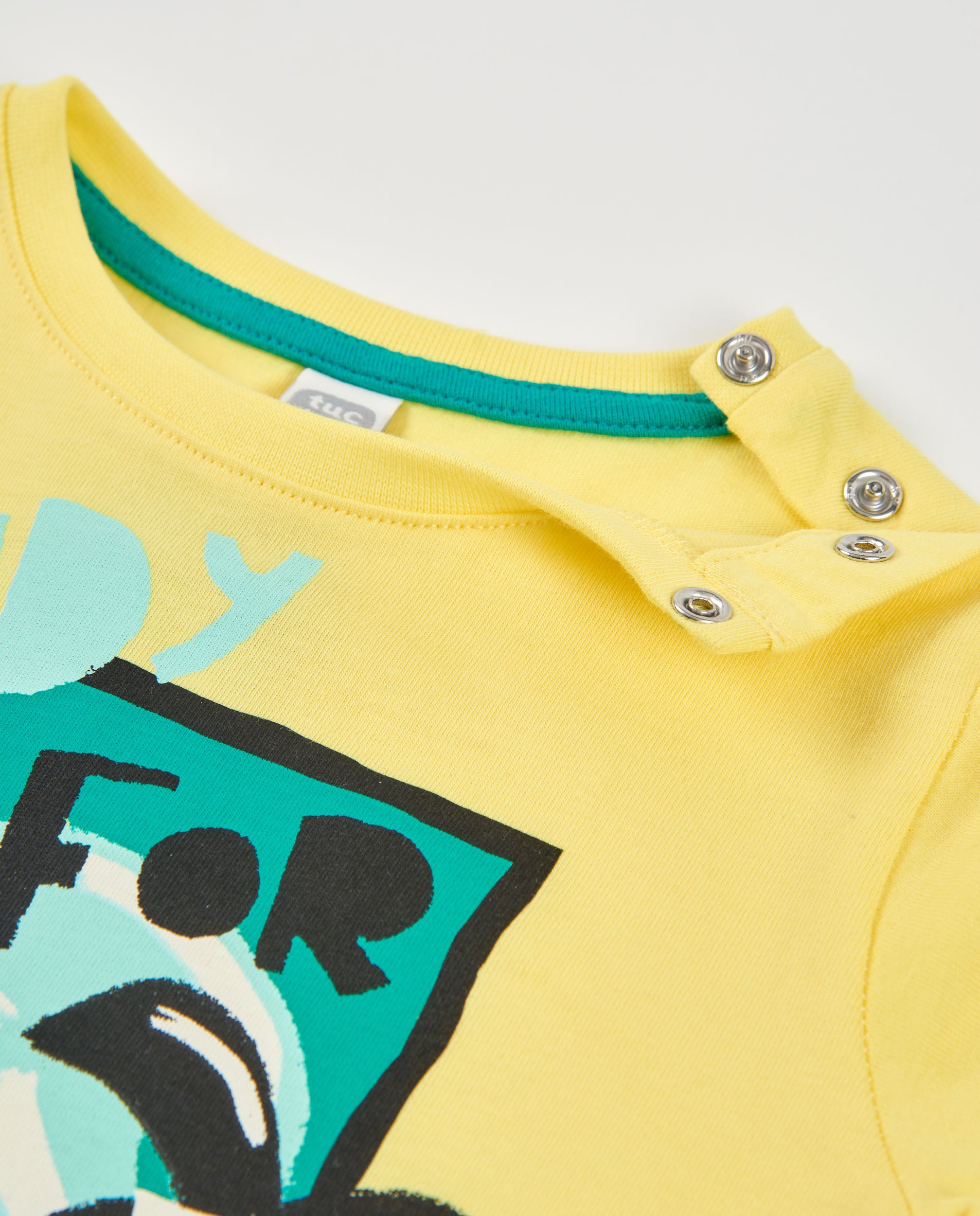 Camiseta de niño de punto con estampado veraniego