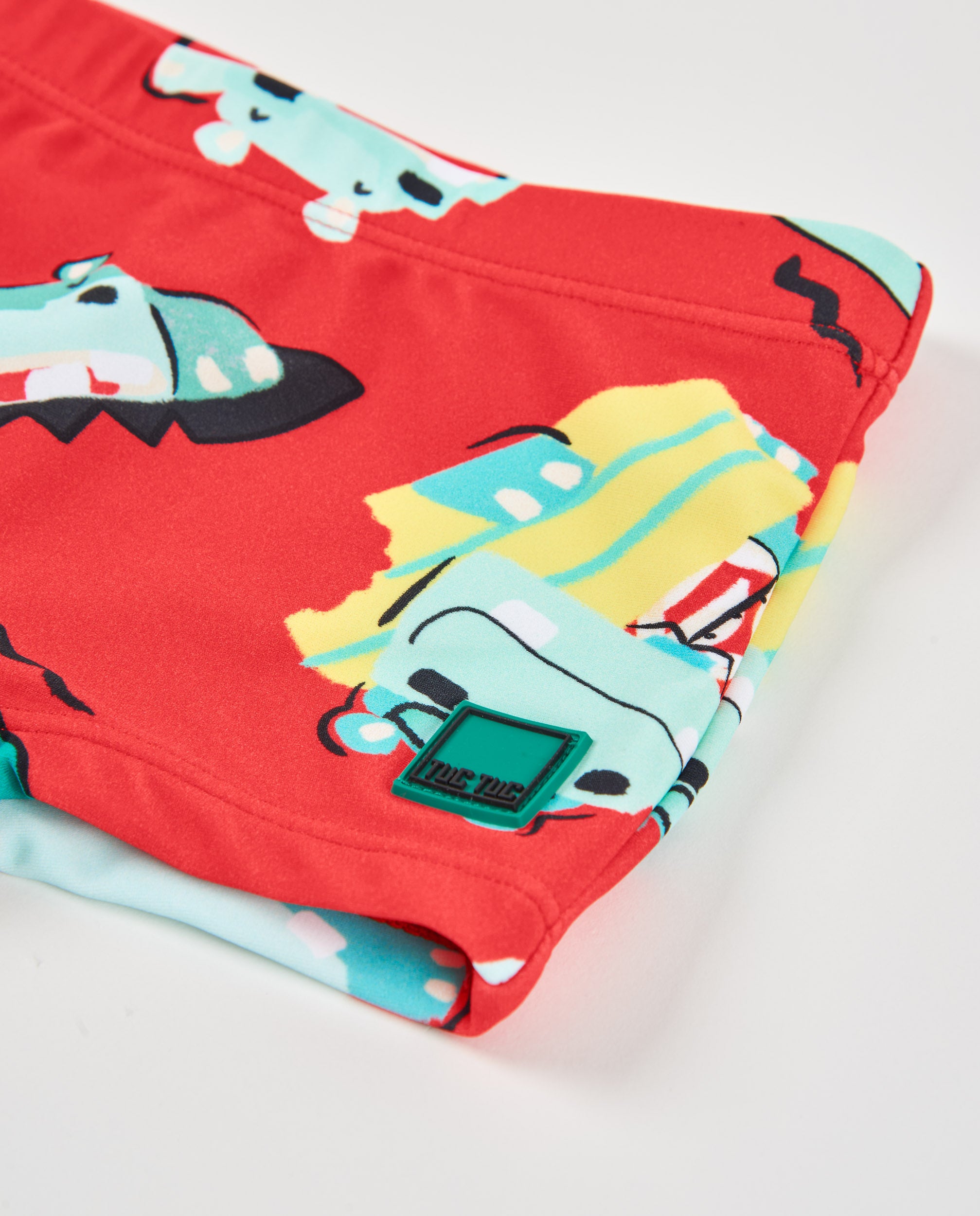 Bañador de niño de punto y estampado veraniego