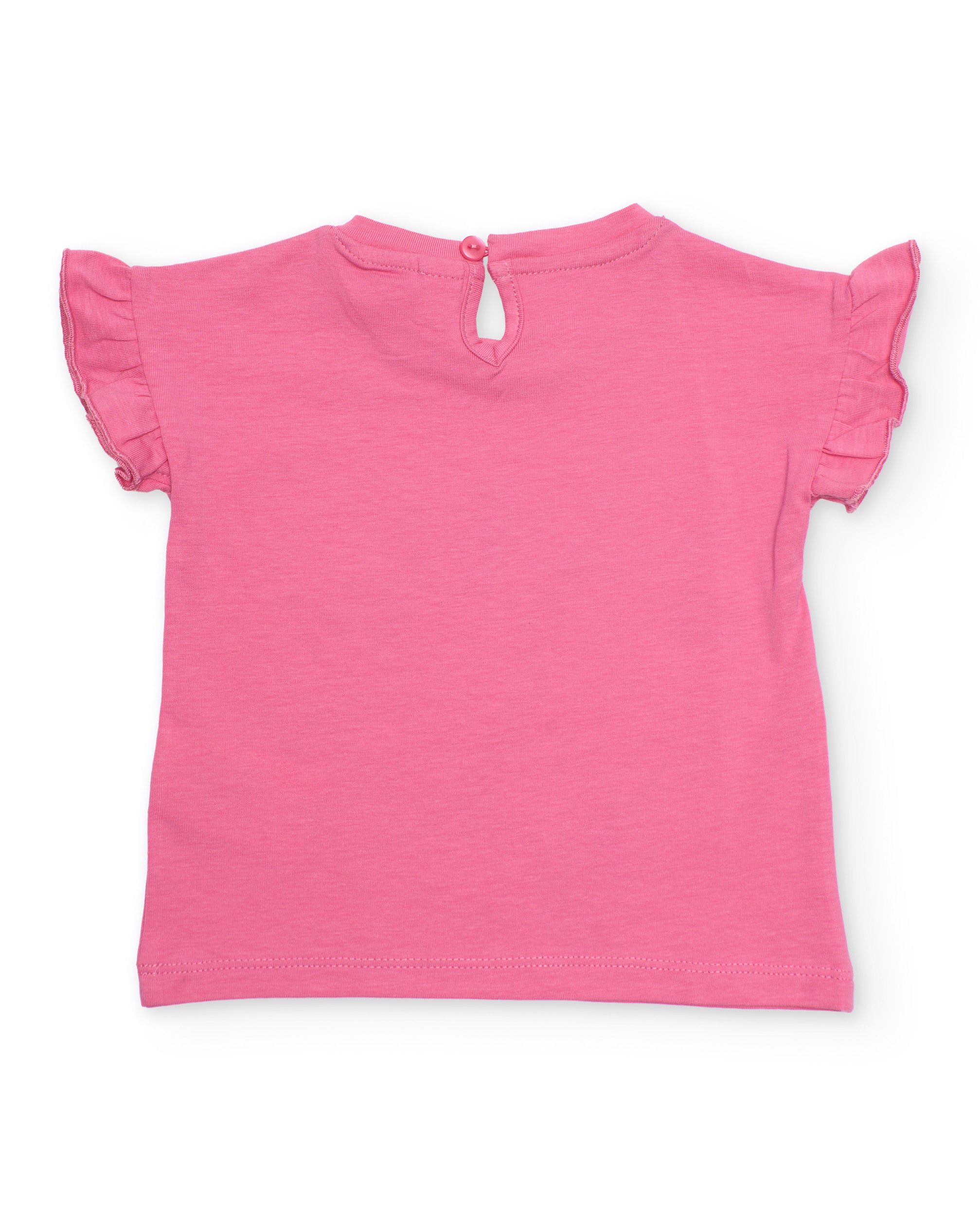 Camiseta de niña de punto con motivo de limonada