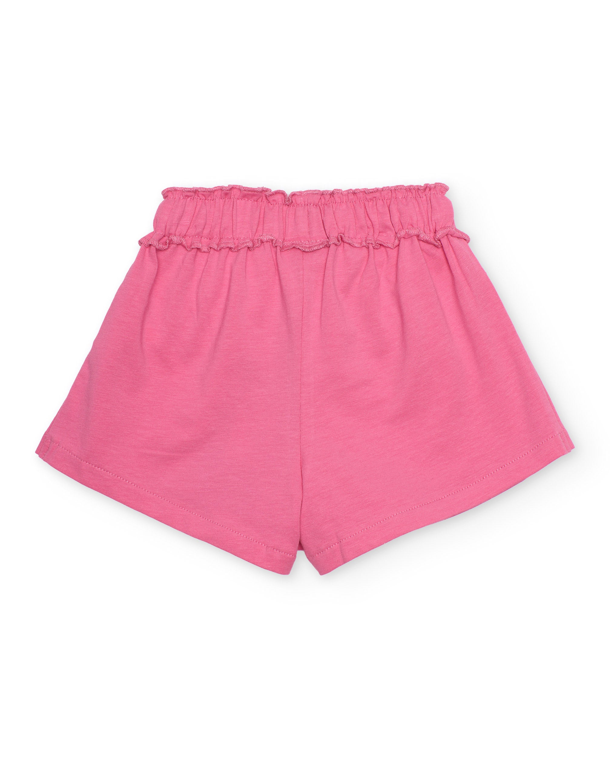 Conjunto de niña de punto y aberturas en hombros