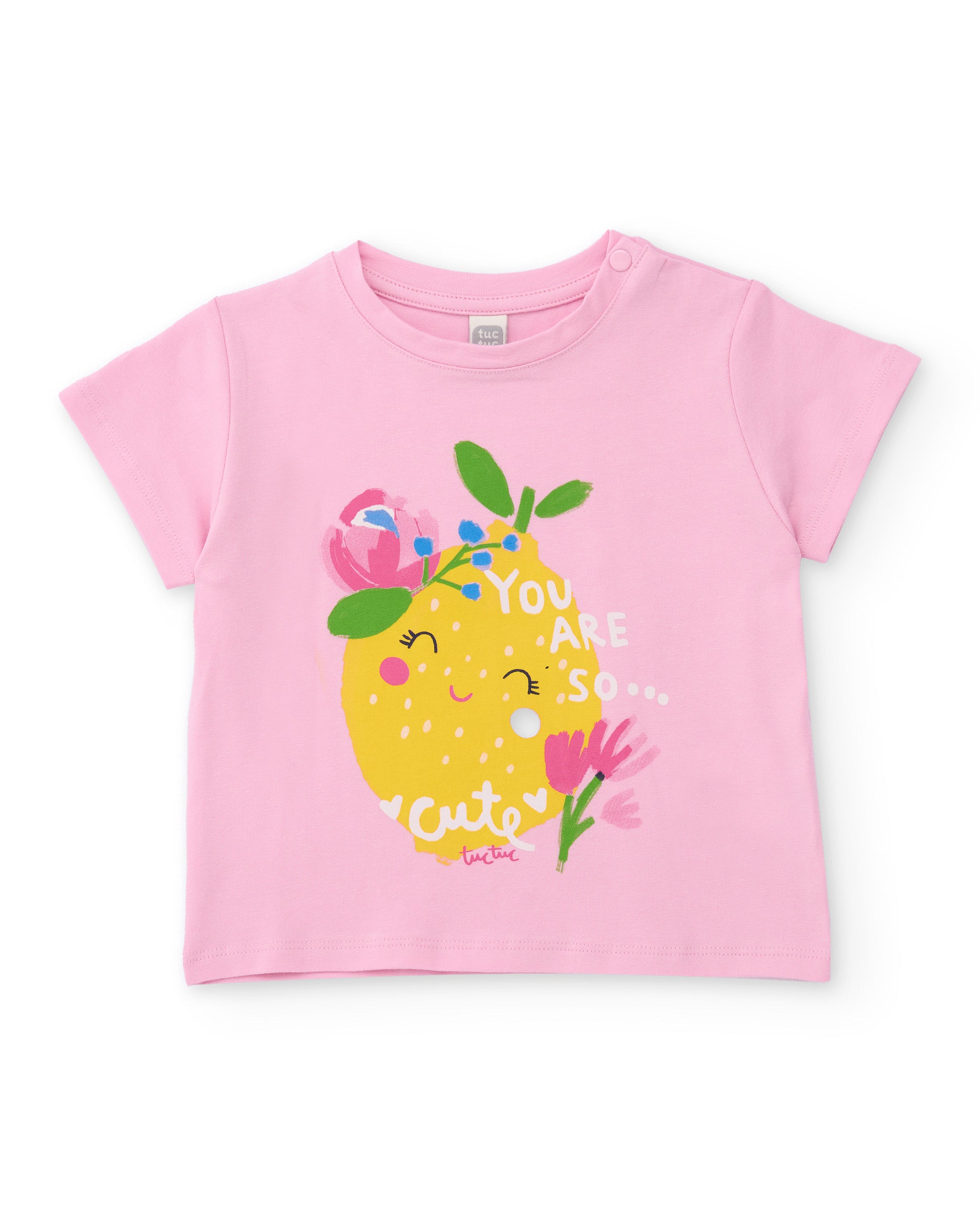 Conjunto de niña de punto con diseño floral