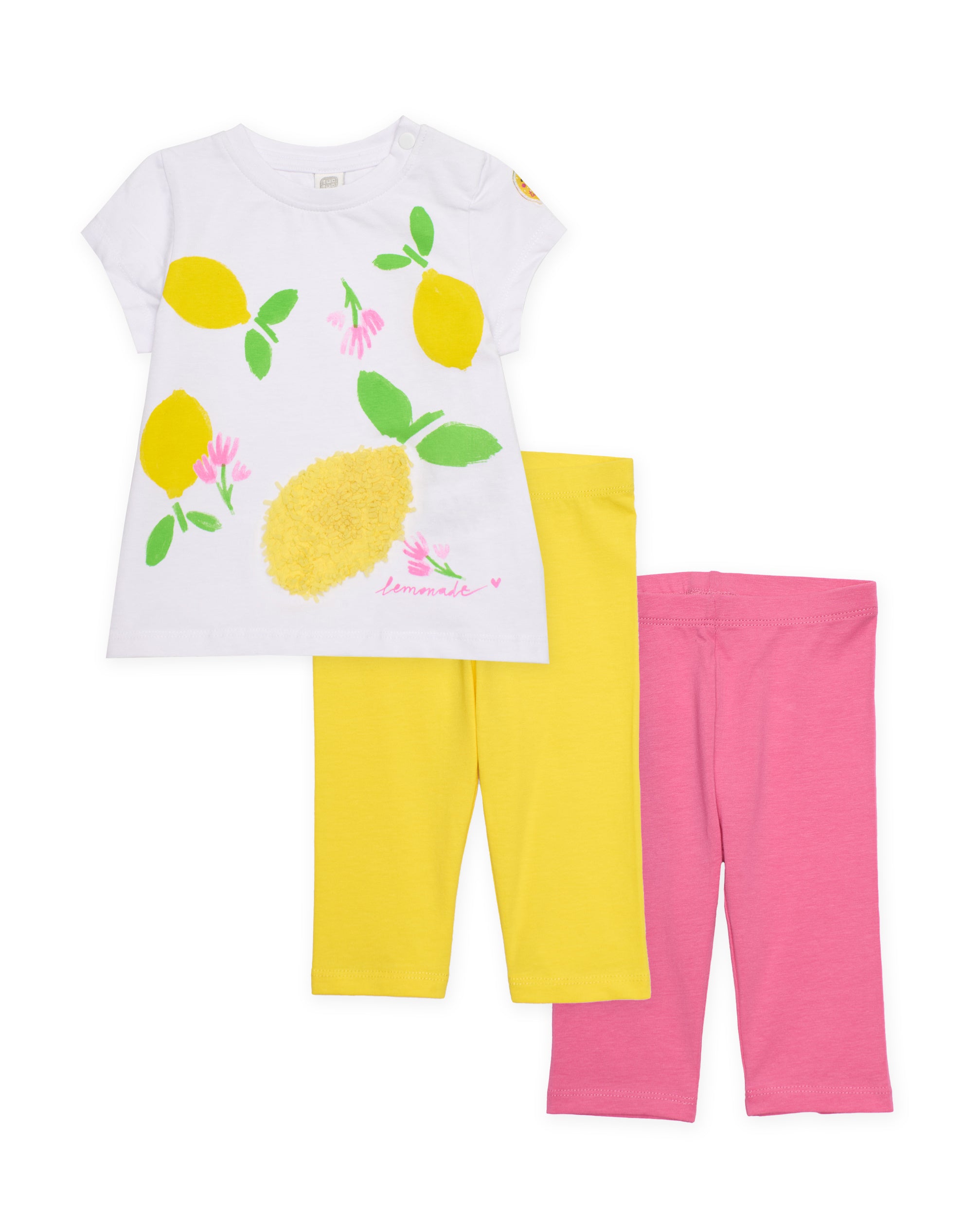Conjunto de niña de punto de tres piezas