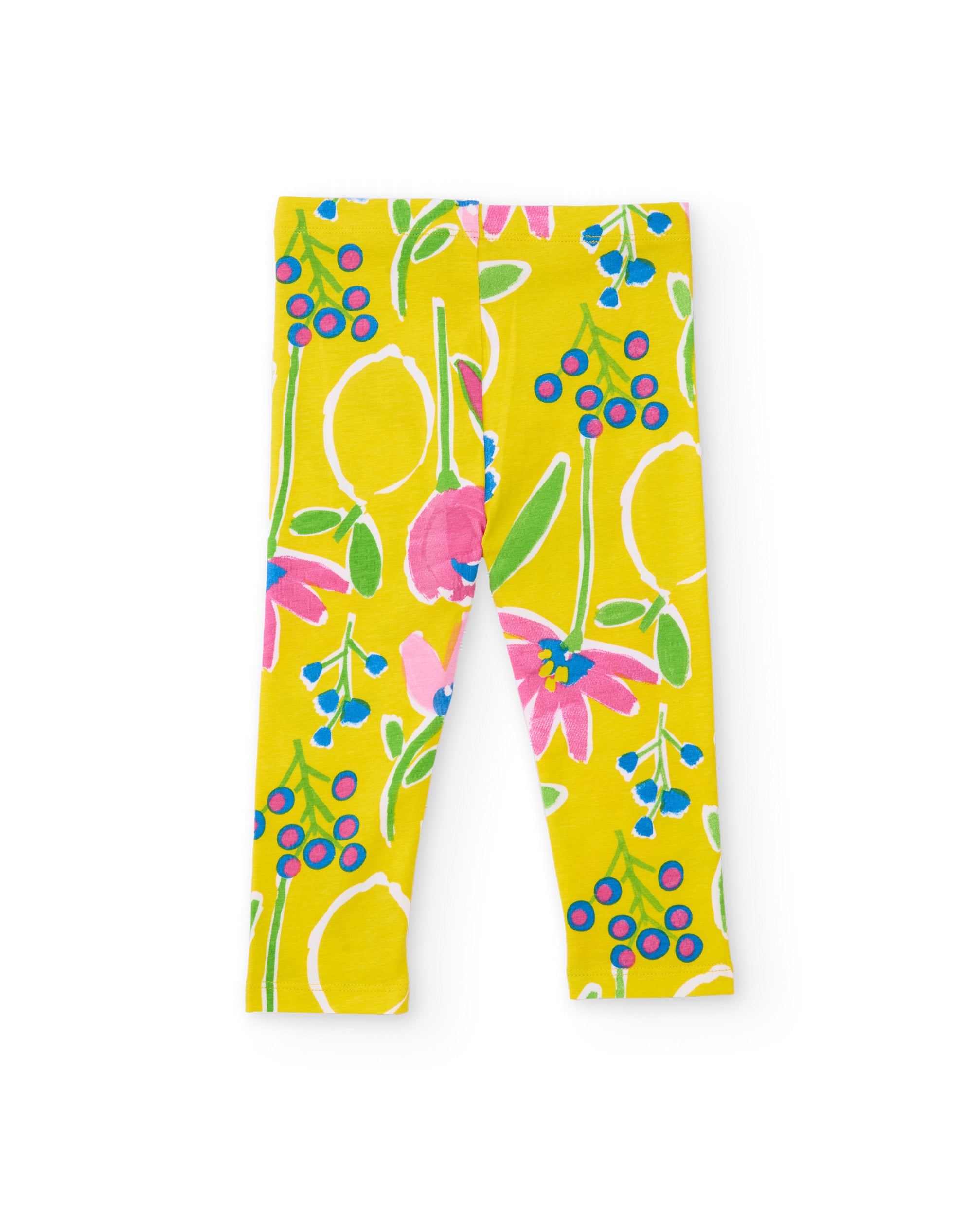 Leggings de niña de punto y estilo alegre