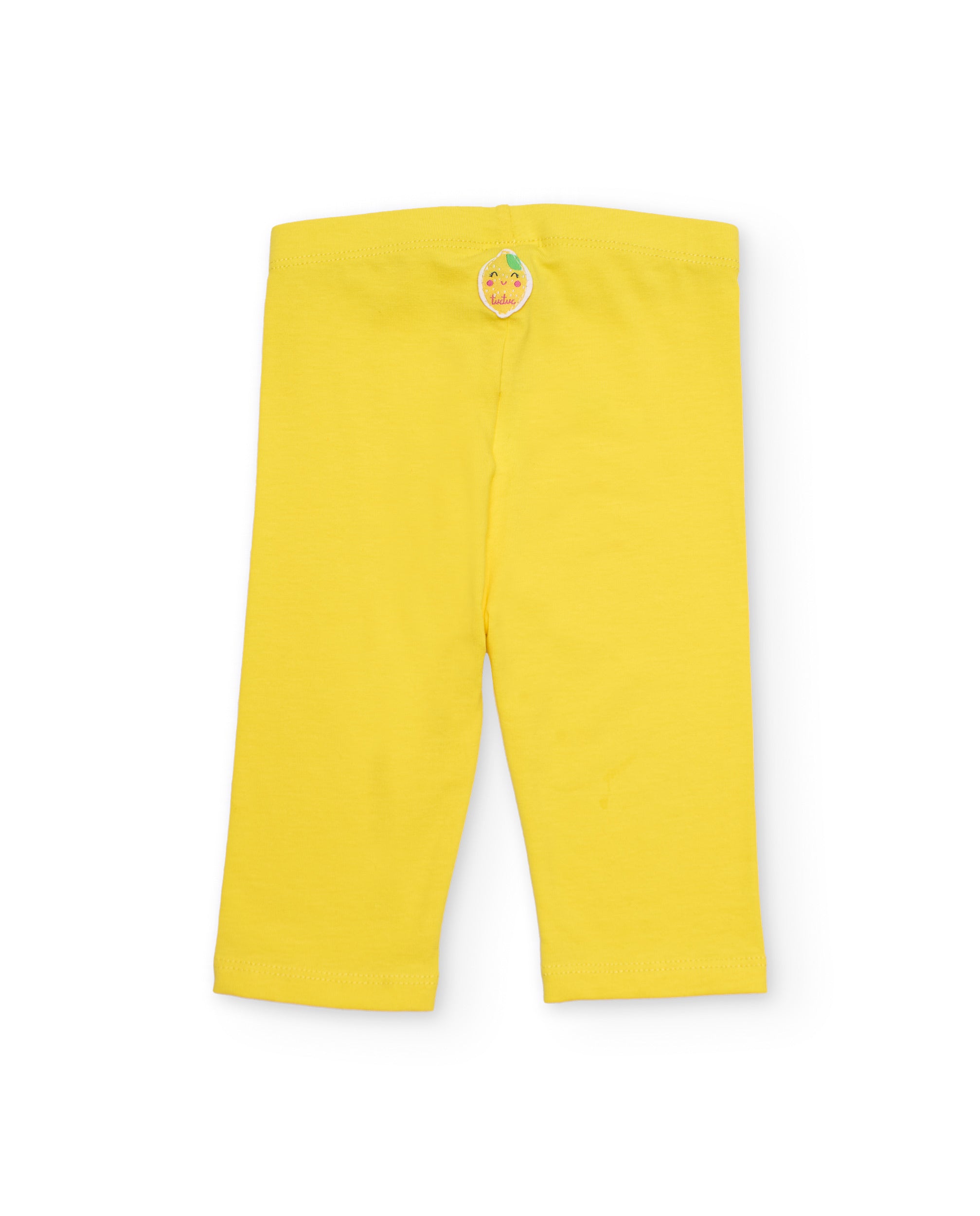 Leggings de niña de punto y cintura elástica
