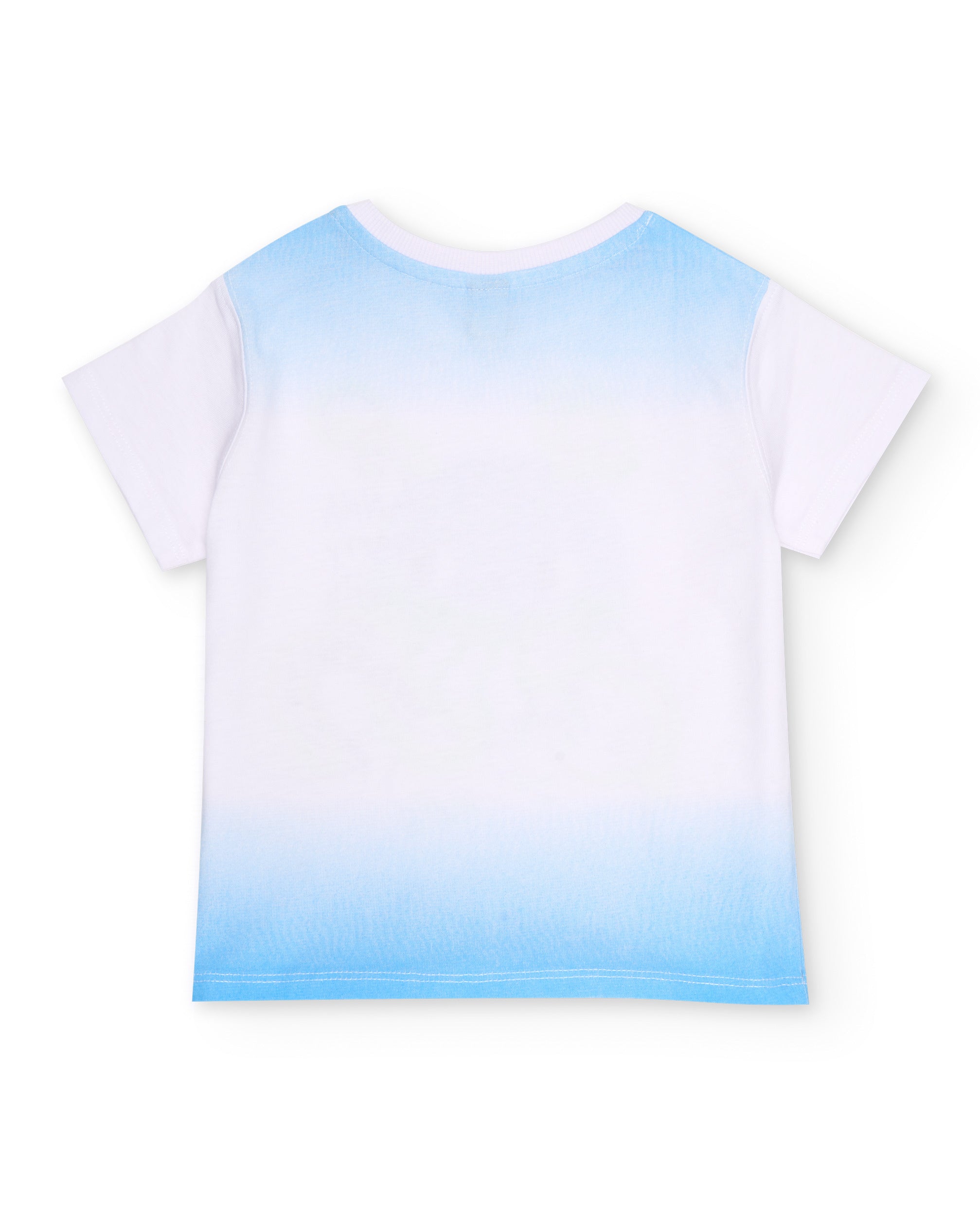 Camiseta de niño de punto con degradado