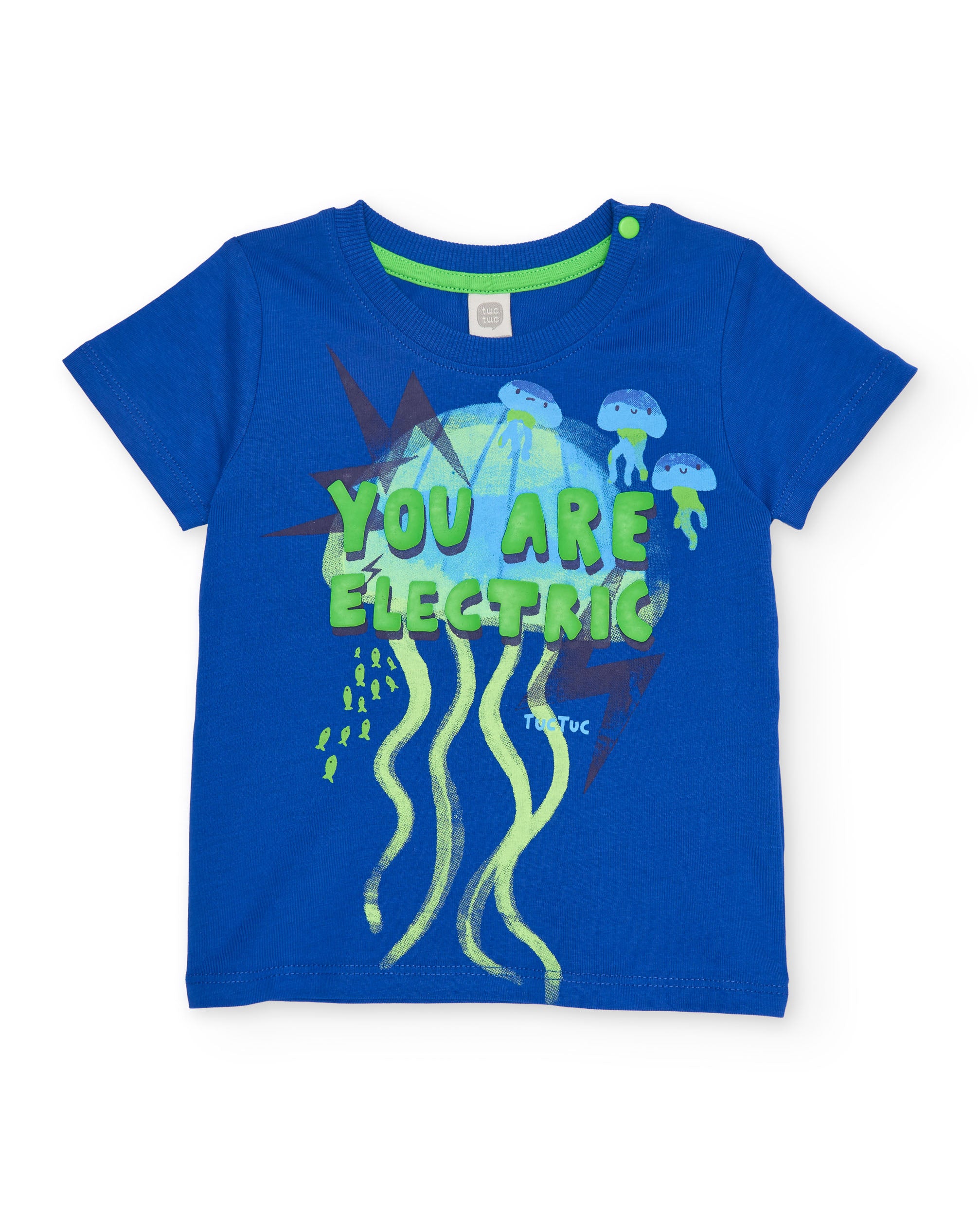 Conjunto de niño de punto con llamativo estampado