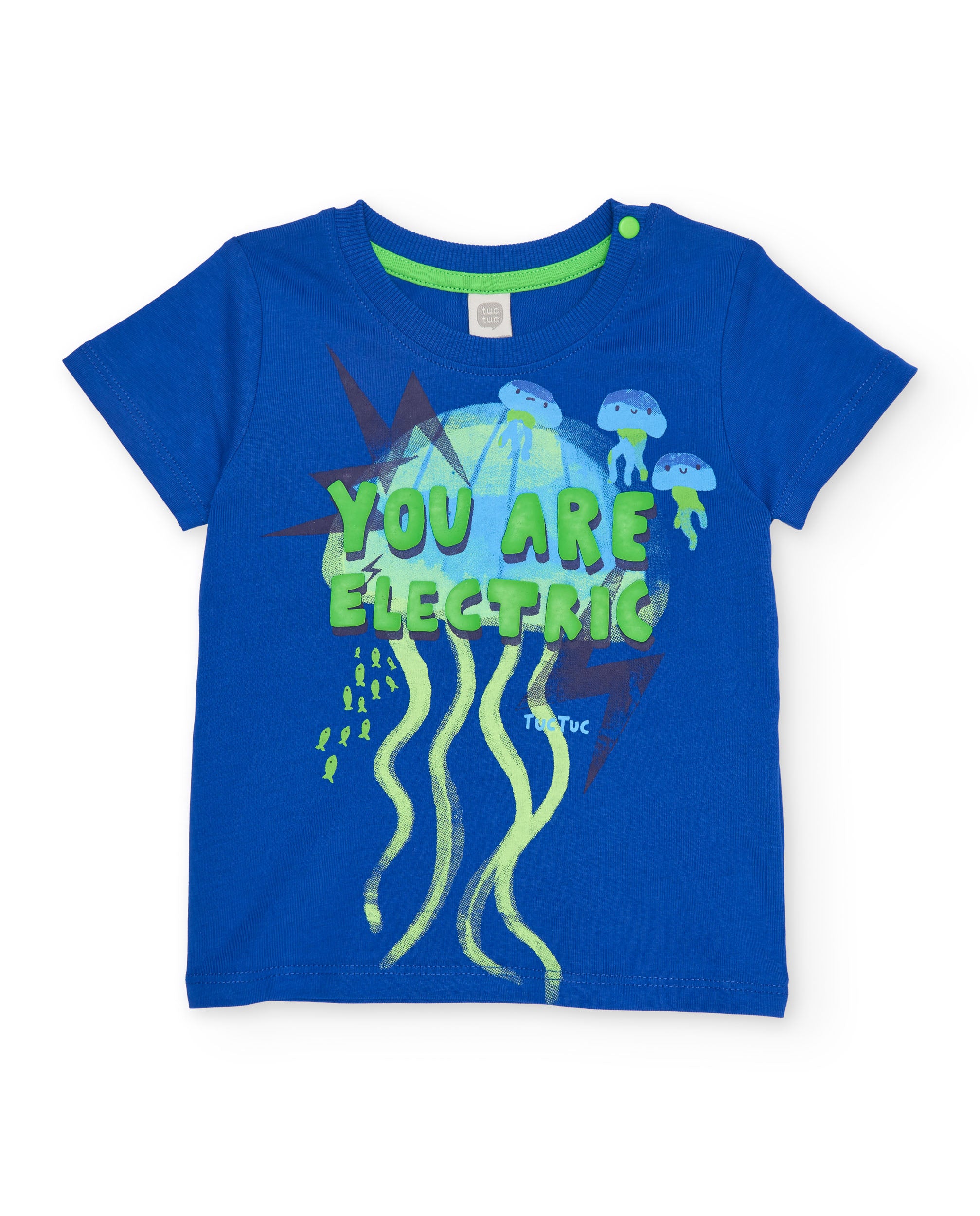 Camiseta de niño de punto con diseño de medusa