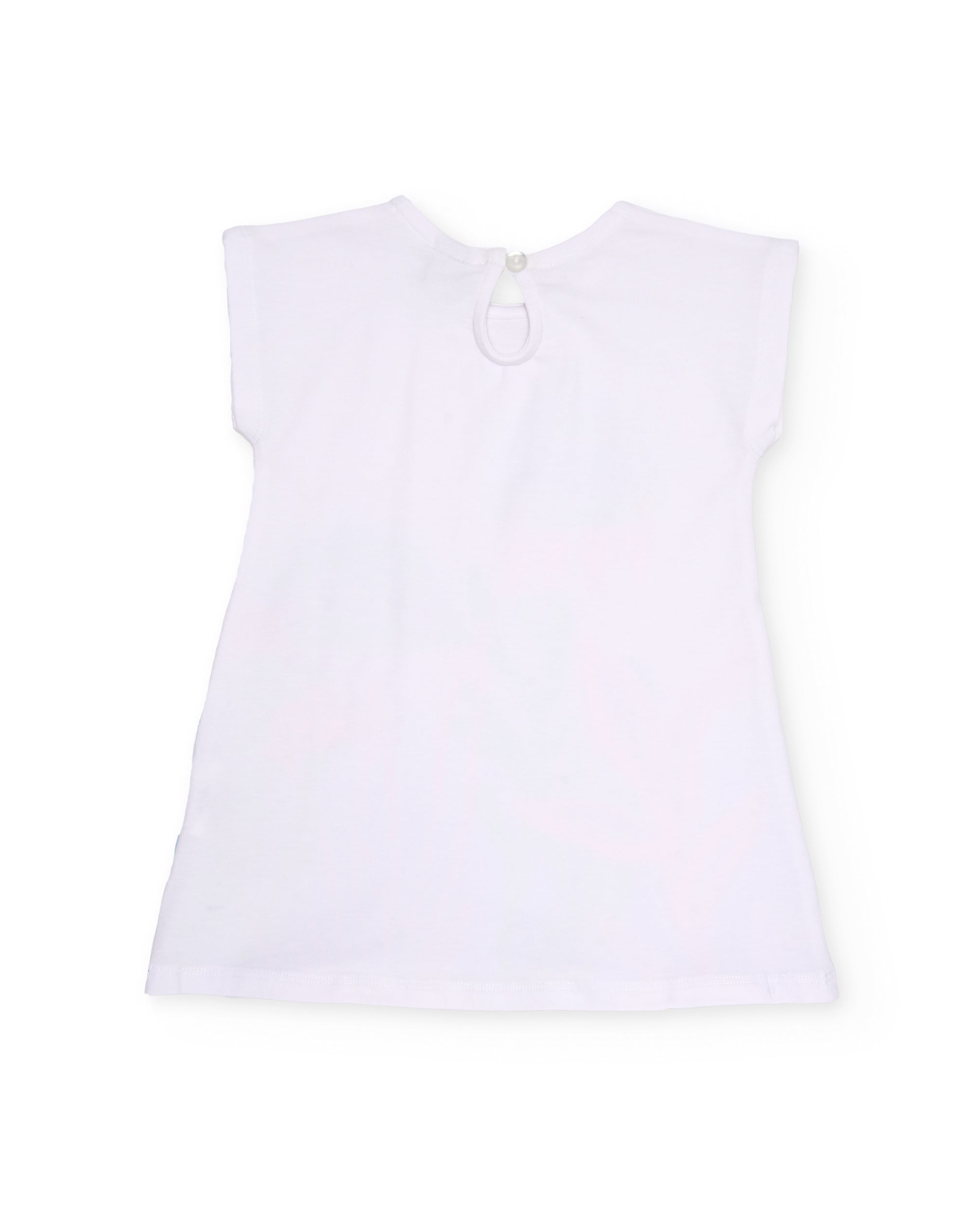 Vestido de niña de punto con cierre en la espalda