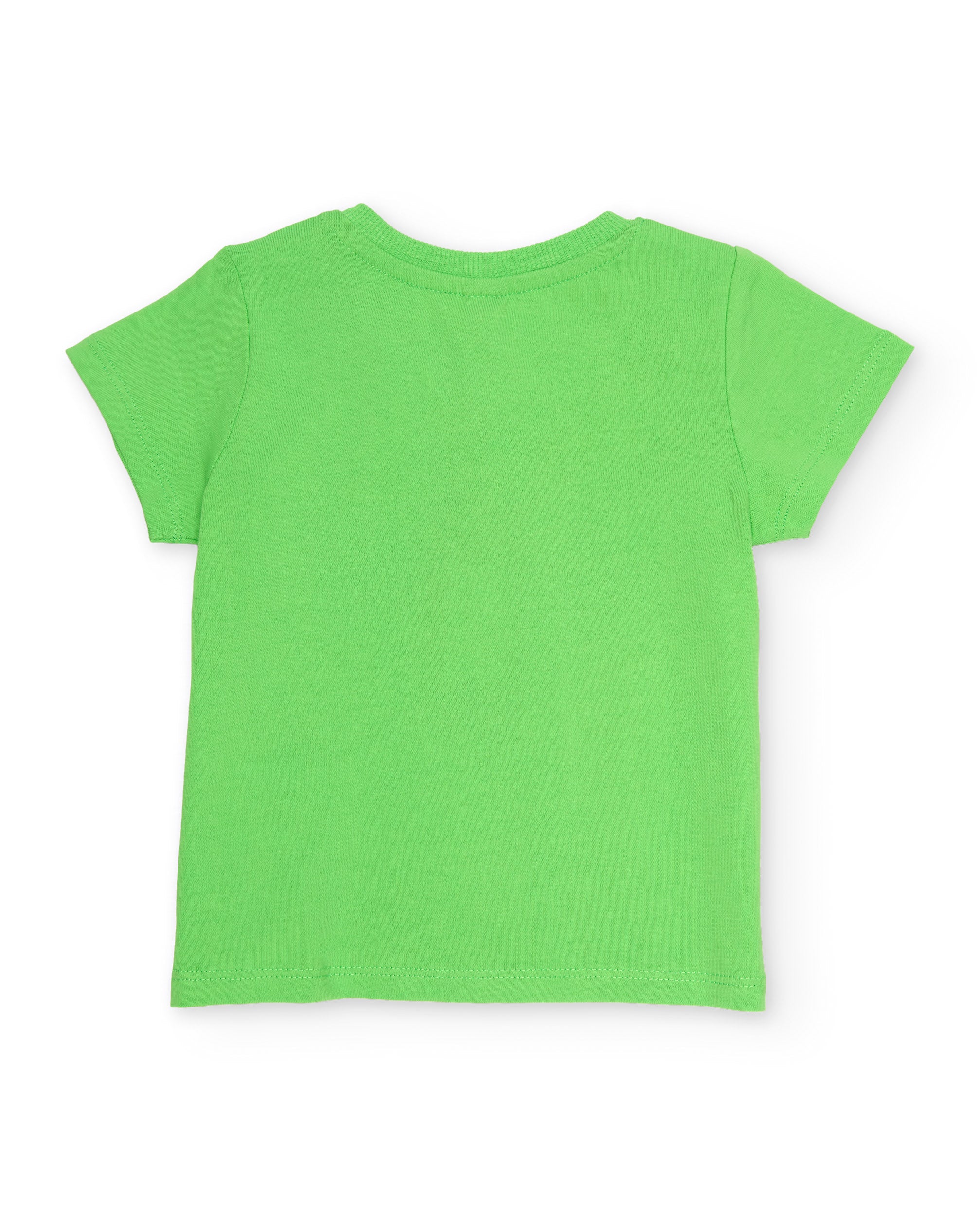 Camiseta de niño de punto y estampado frontal