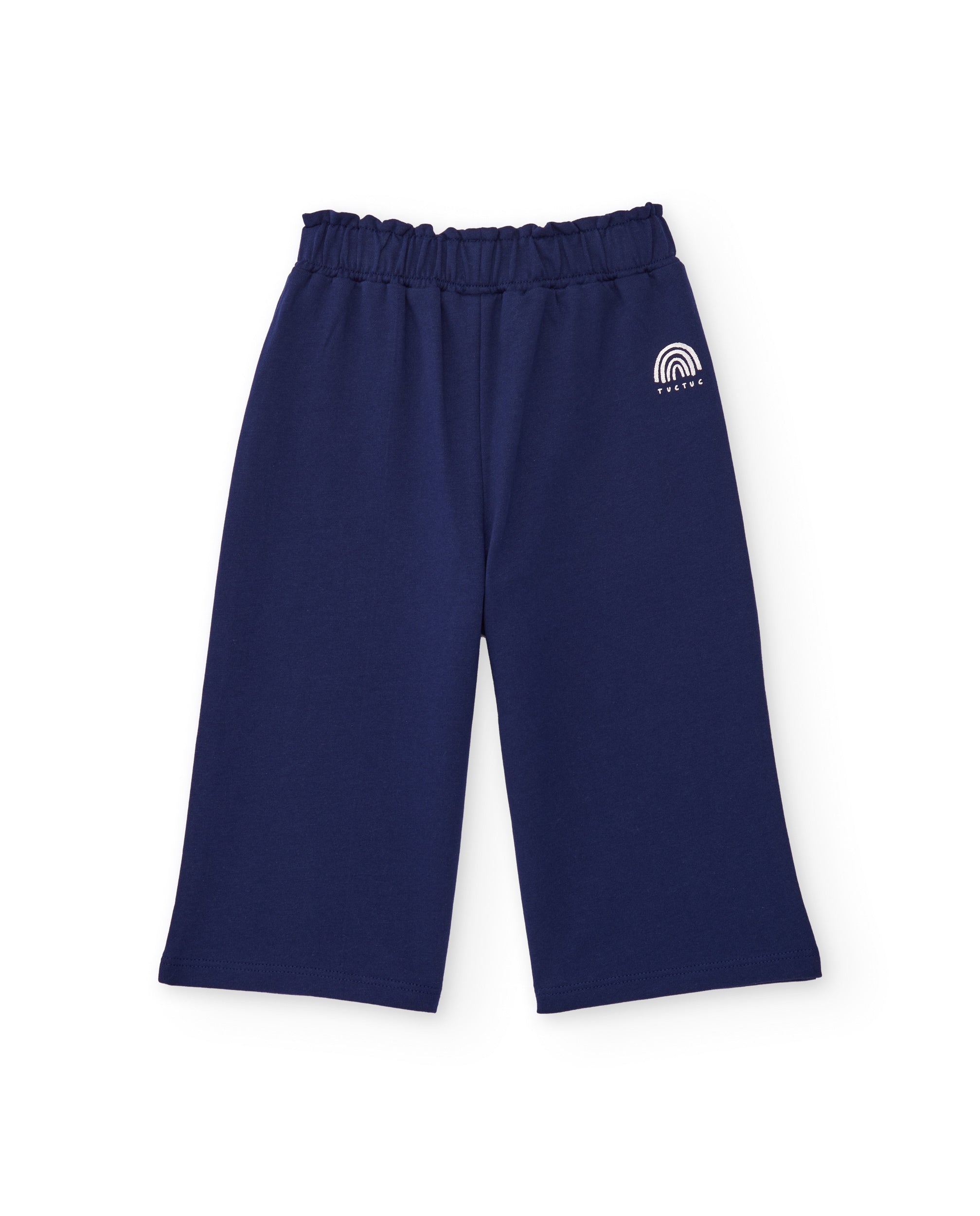 Pantalones de niña de punto y diseño tipo culotte