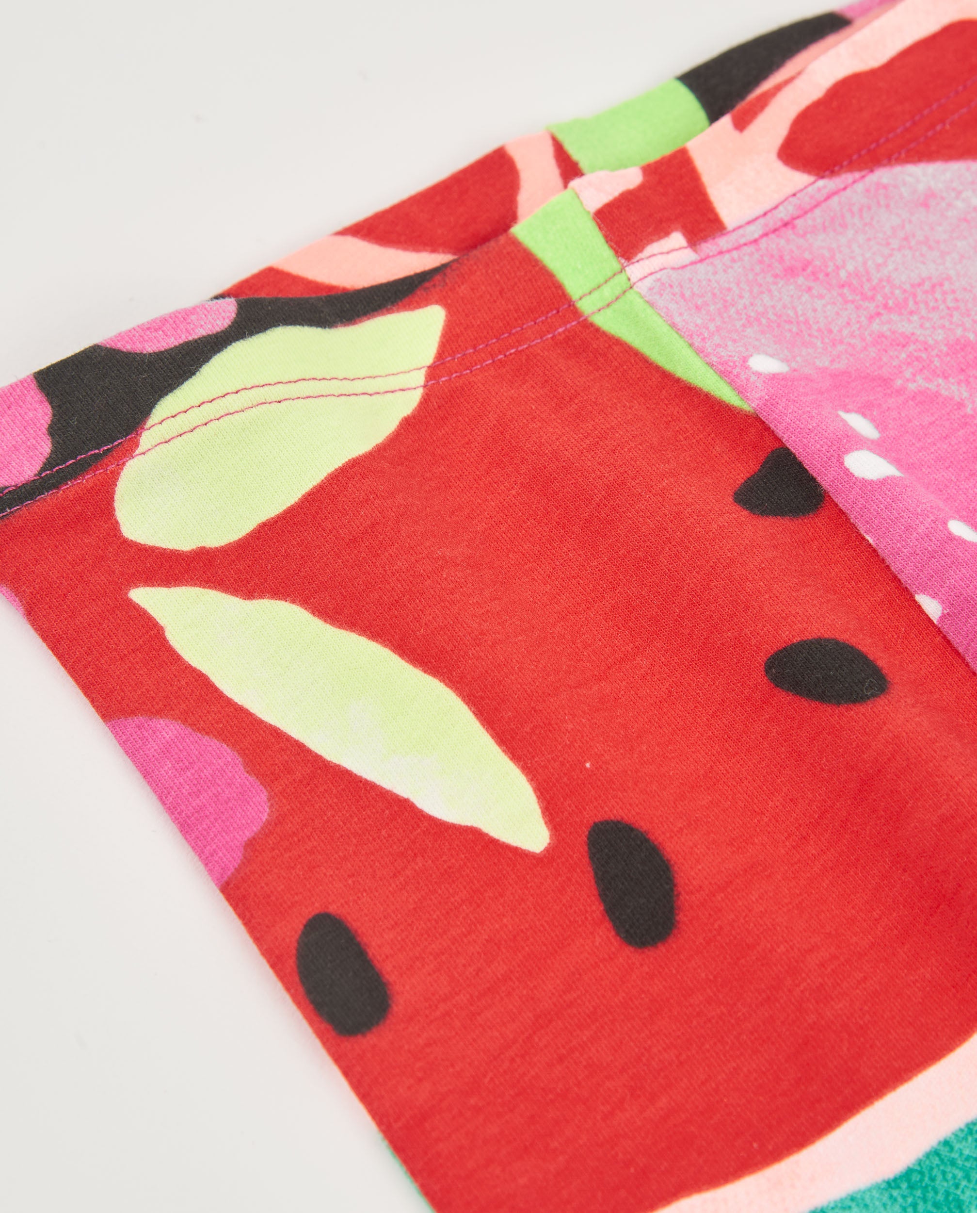 Leggings de niña de punto con diseño de frutas