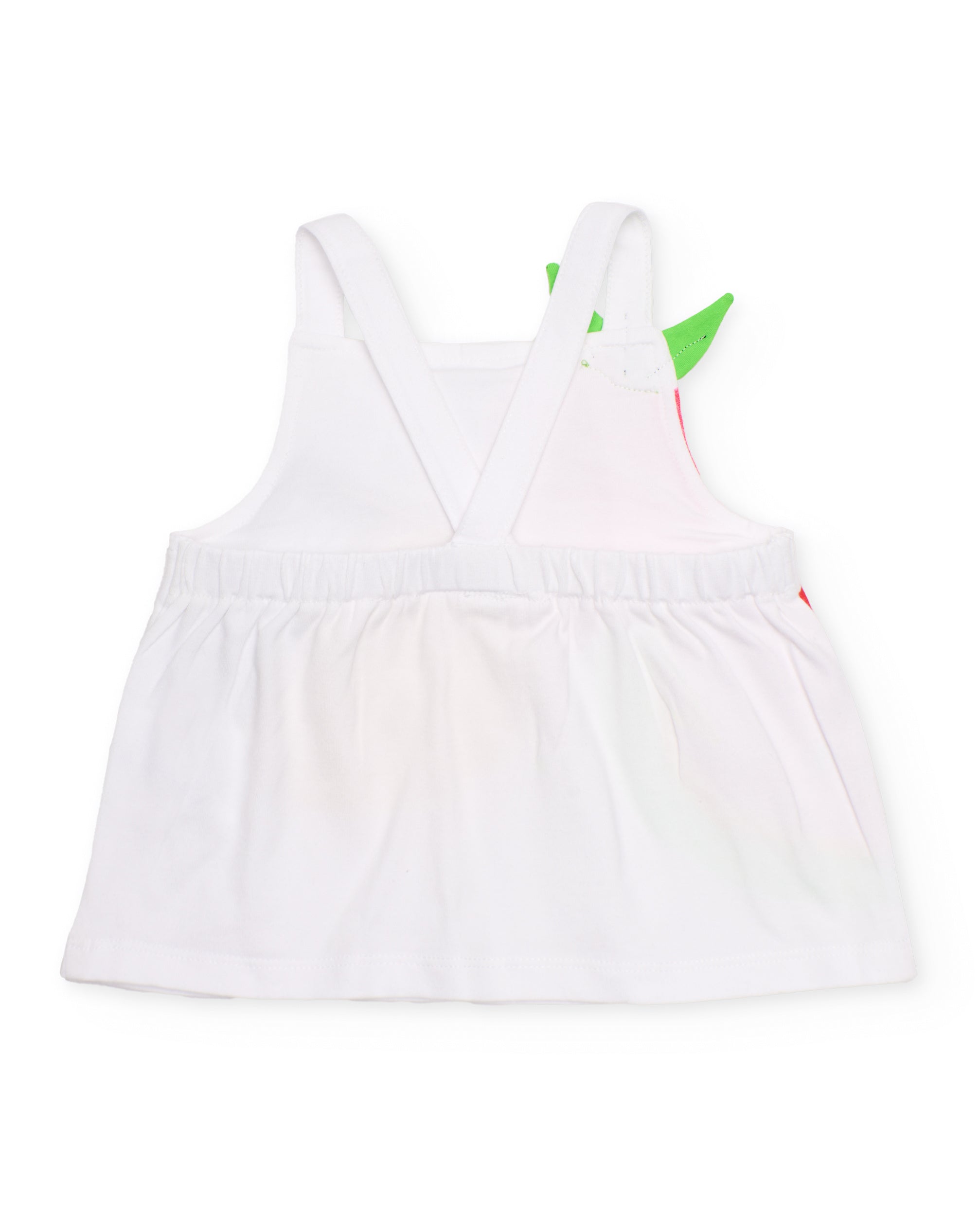 Conjunto de niña de punto y estampado grande
