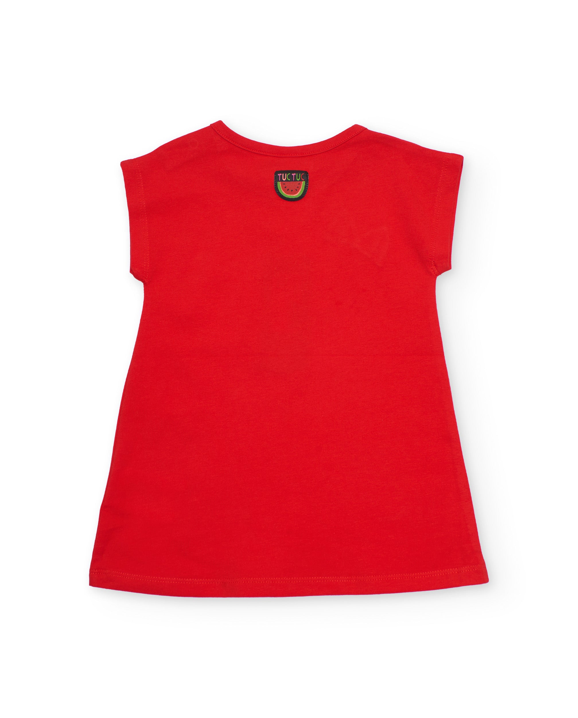 Vestido de niña de punto con detalles bordados