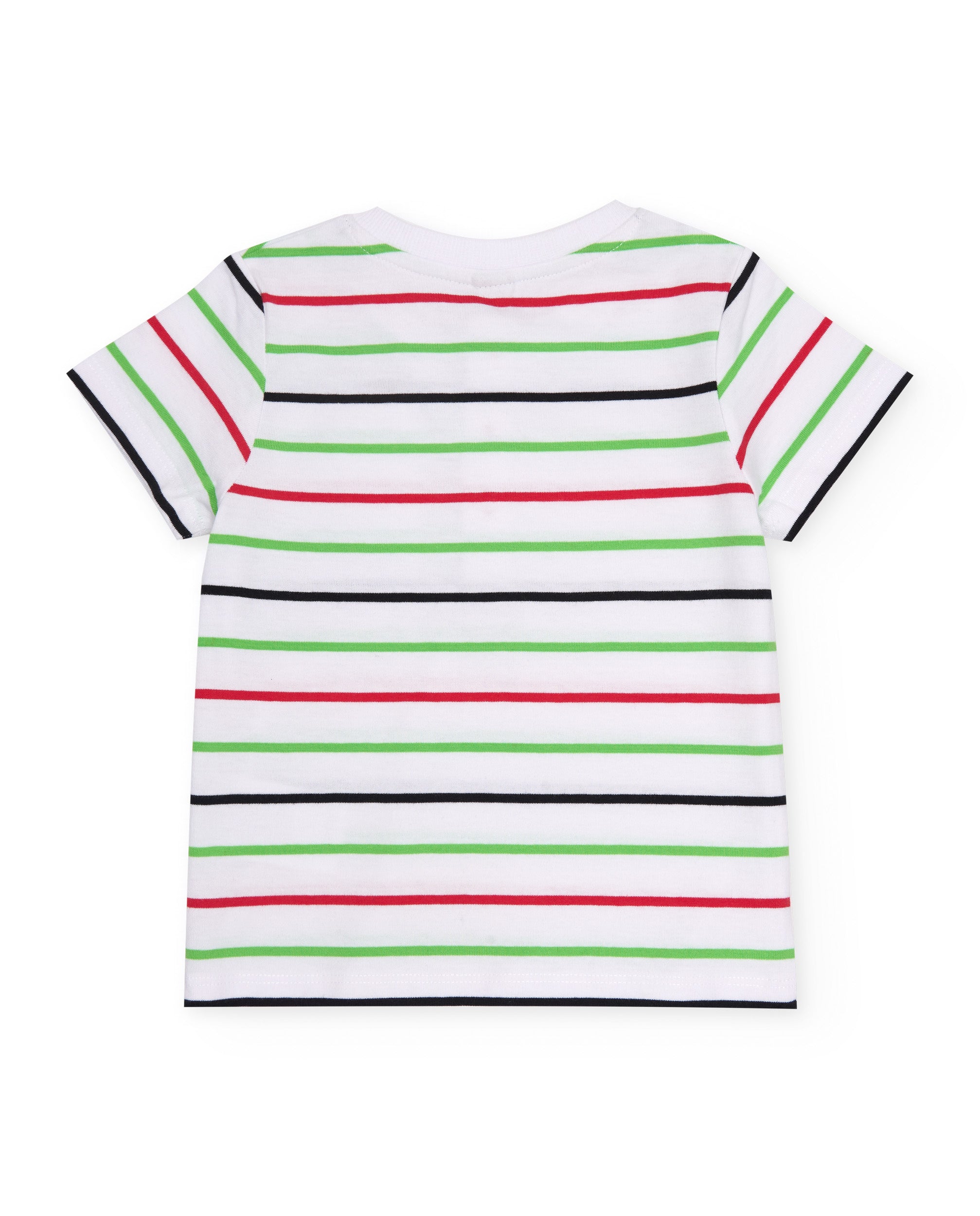 Camiseta de niño de punto con disenyo de rayas