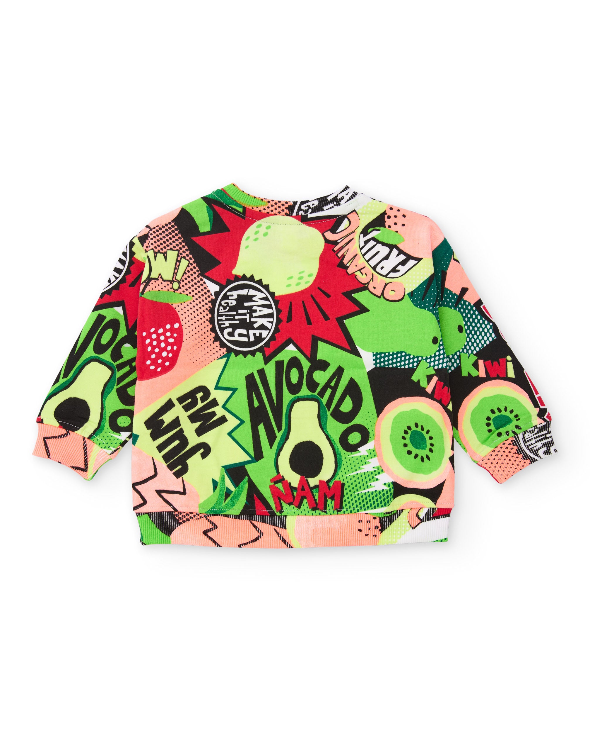 Sudadera de niño de punto con gráficos de cómic
