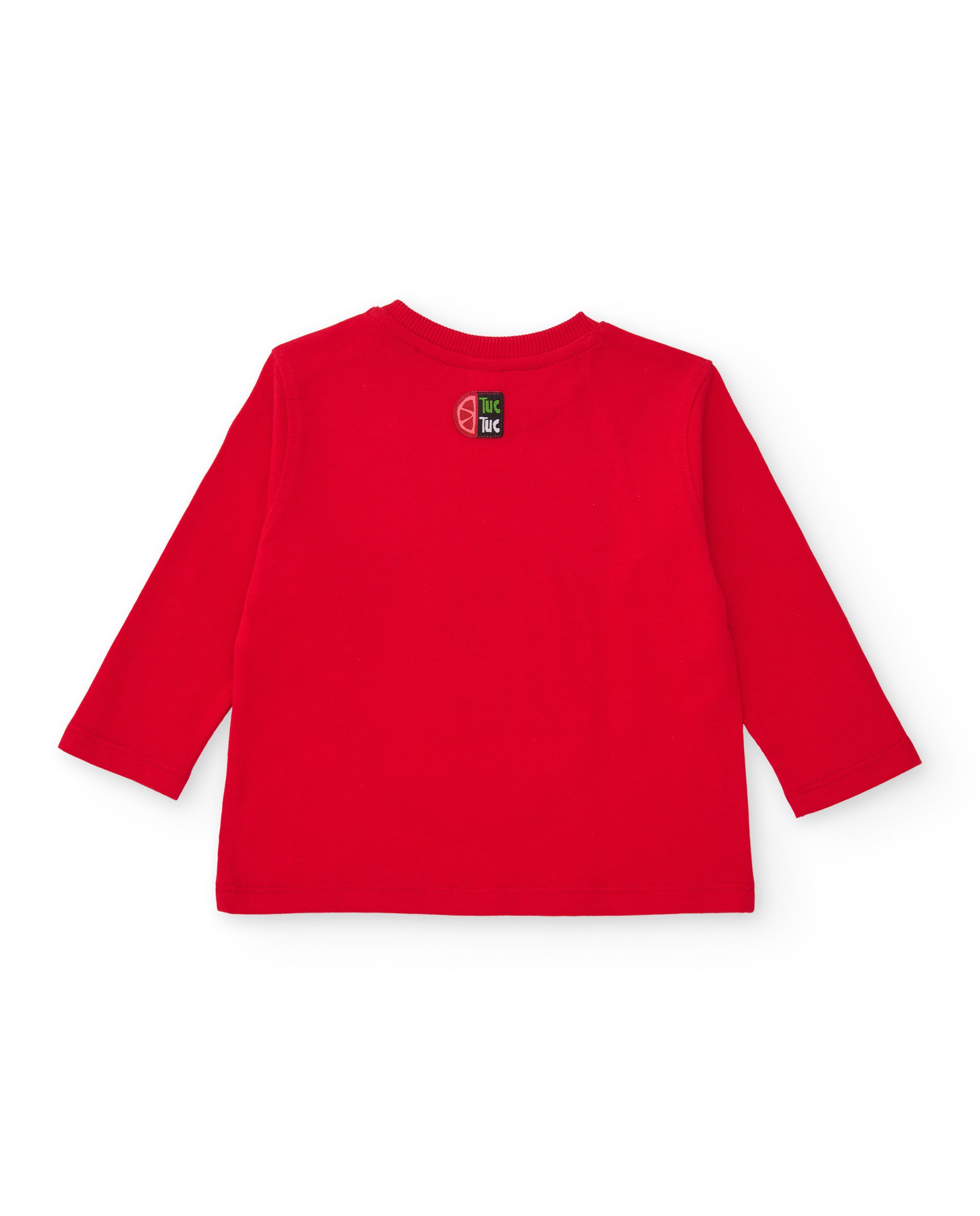 Camiseta de niño de punto con gráfico frontal