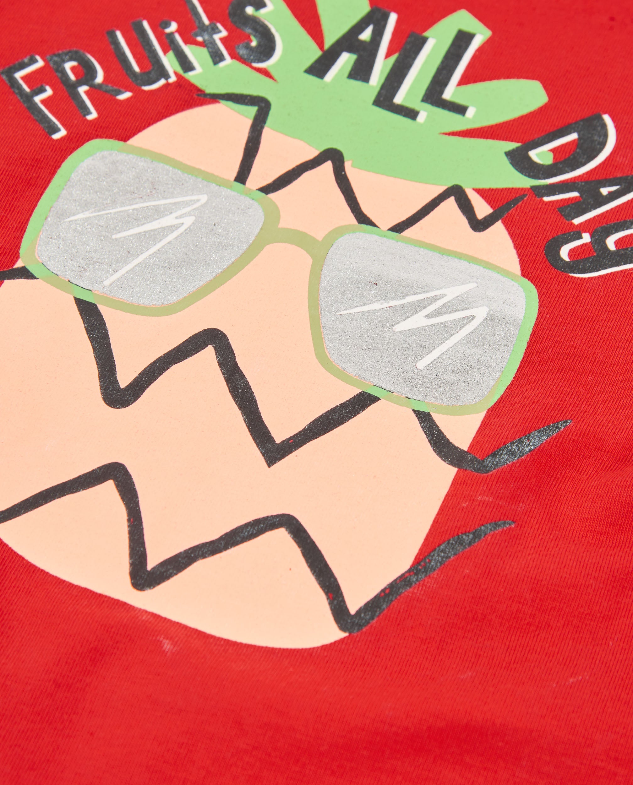 Camiseta de niño de punto con diseño de piña