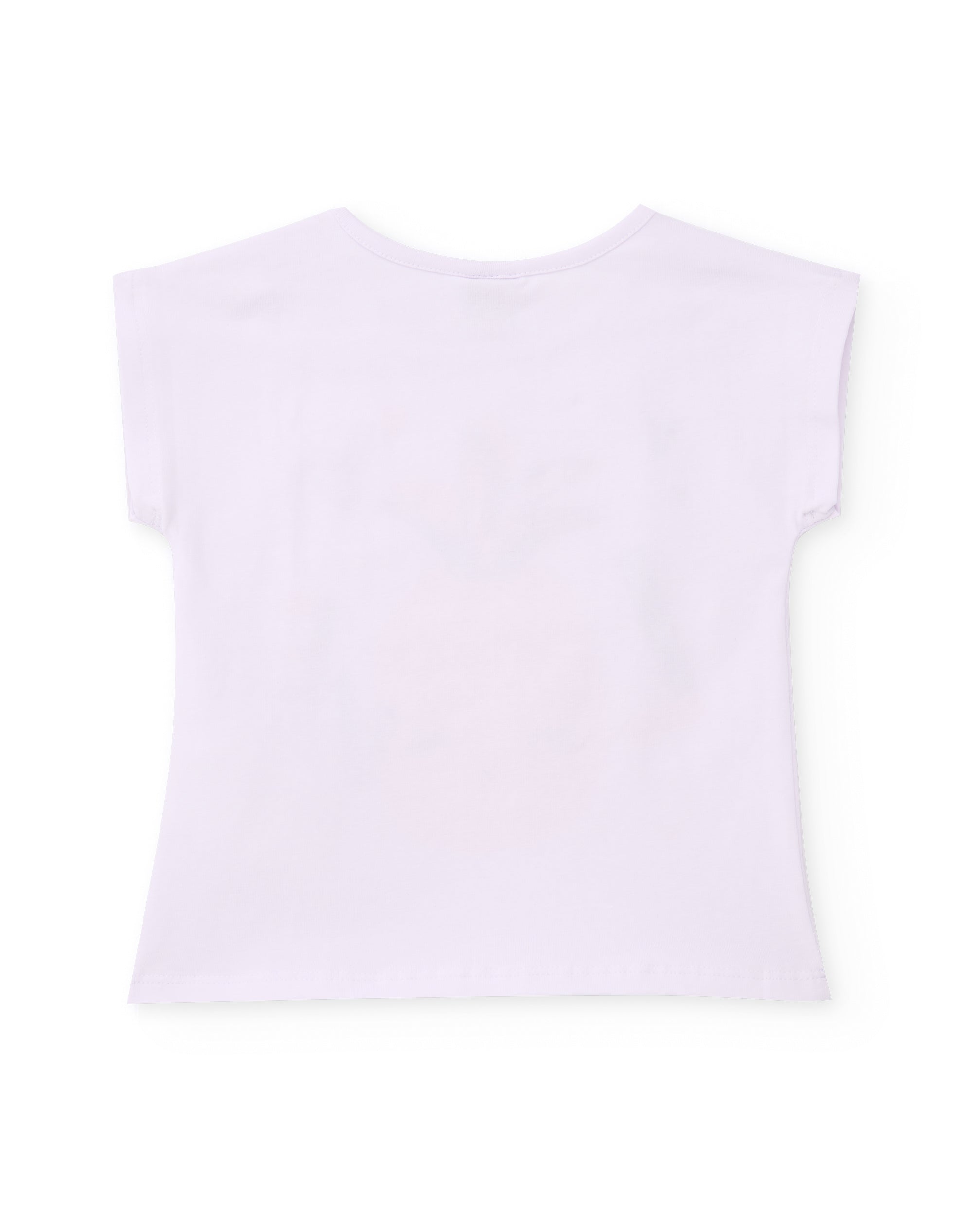 Camiseta de niña de punto con gráfico de piña