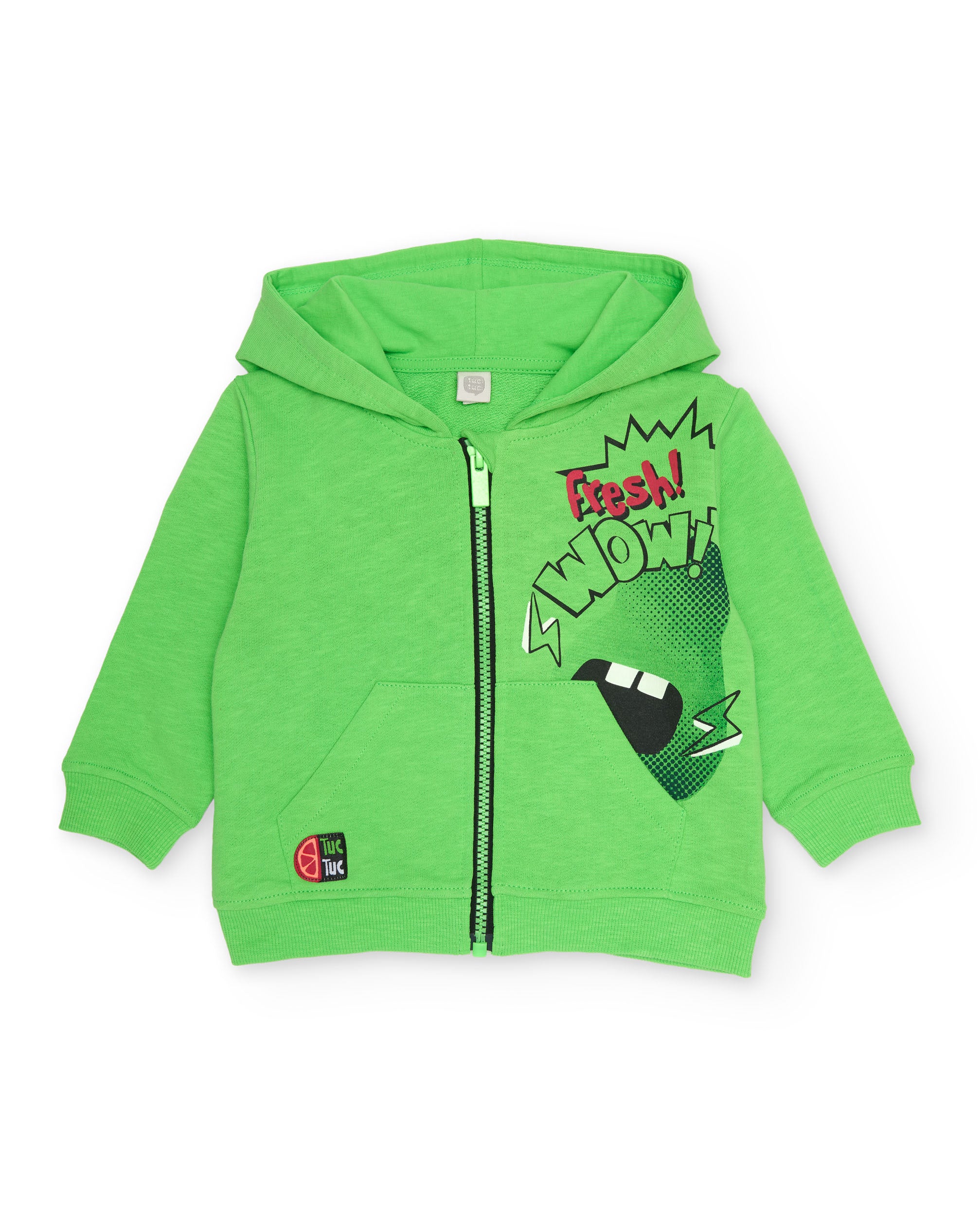 Sudadera de niño de punto con bolsillo tipo canguro