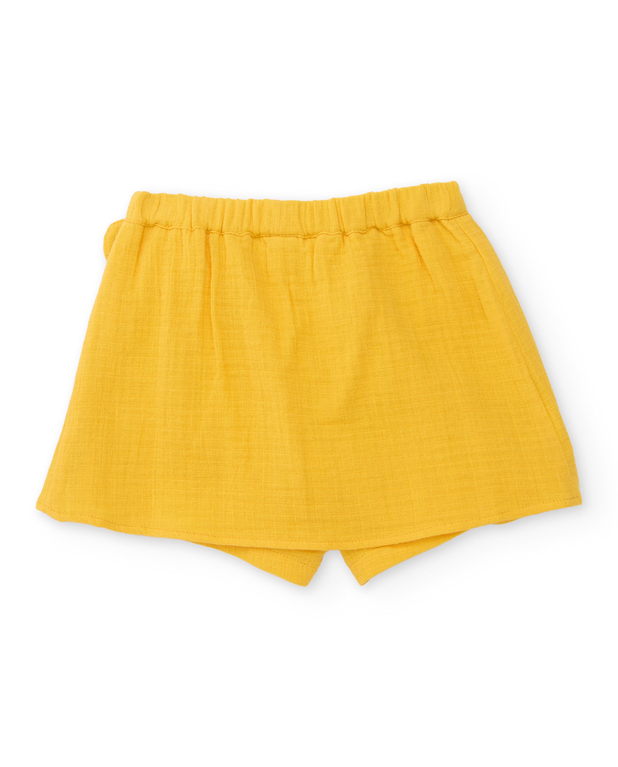 Falda pantalón de niña de plana con diseño cruzado