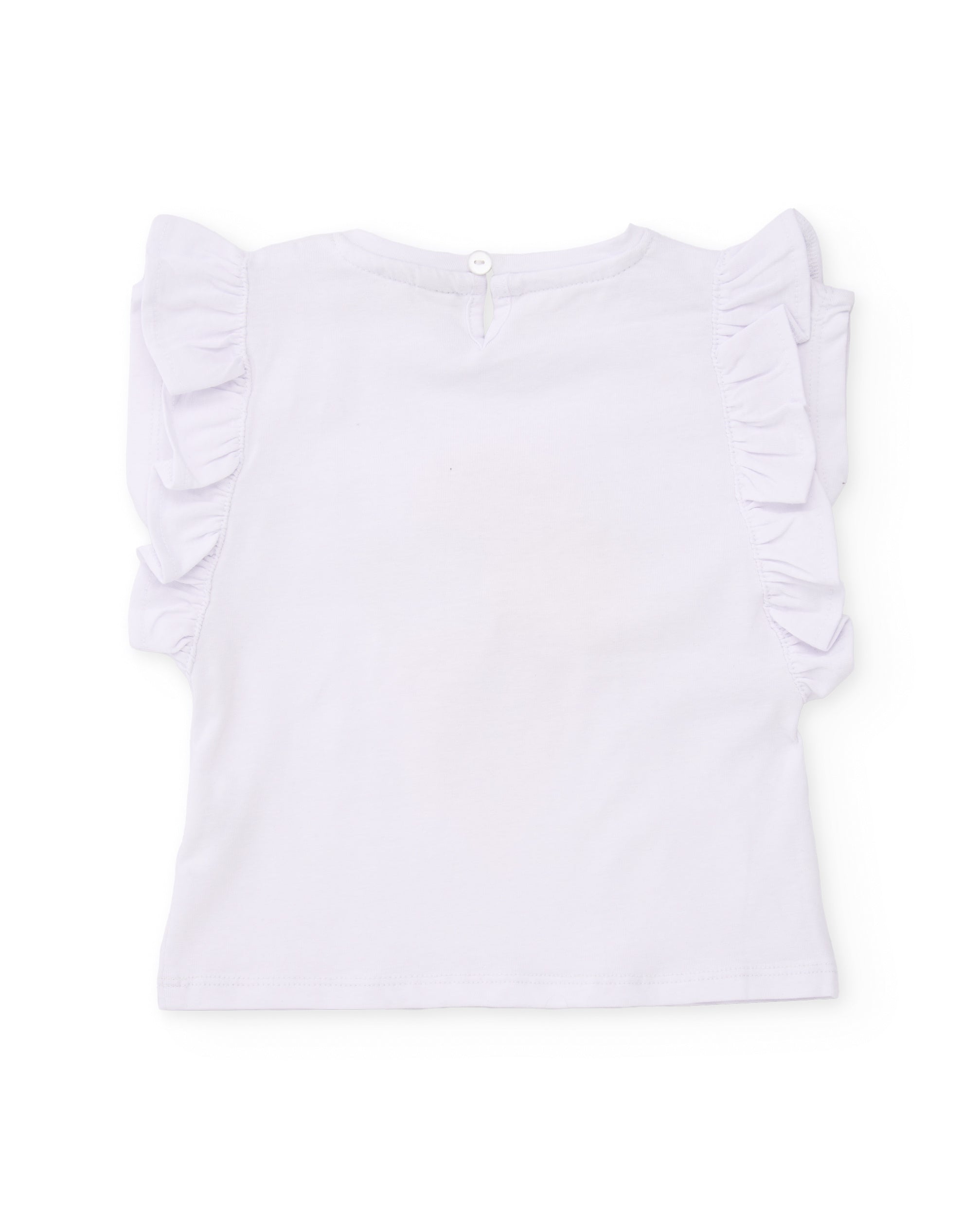 Camiseta de niña de punto con gráfico de helado