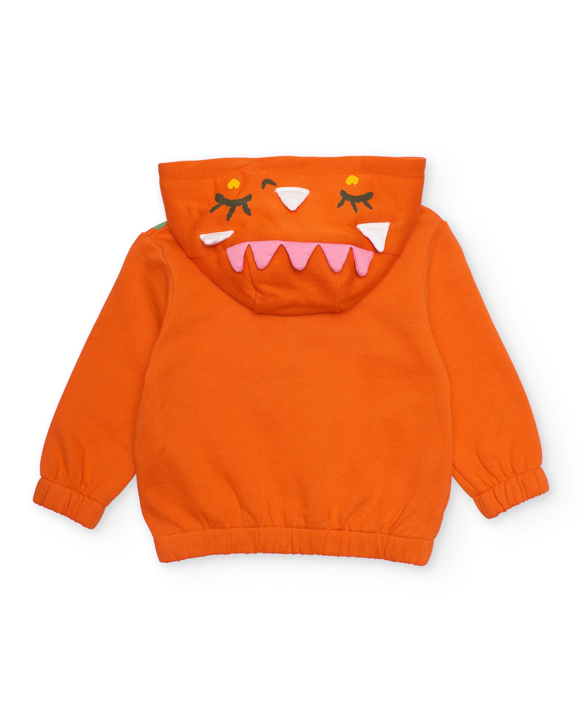 Sudadera de niña de punto con cierre de cremallera