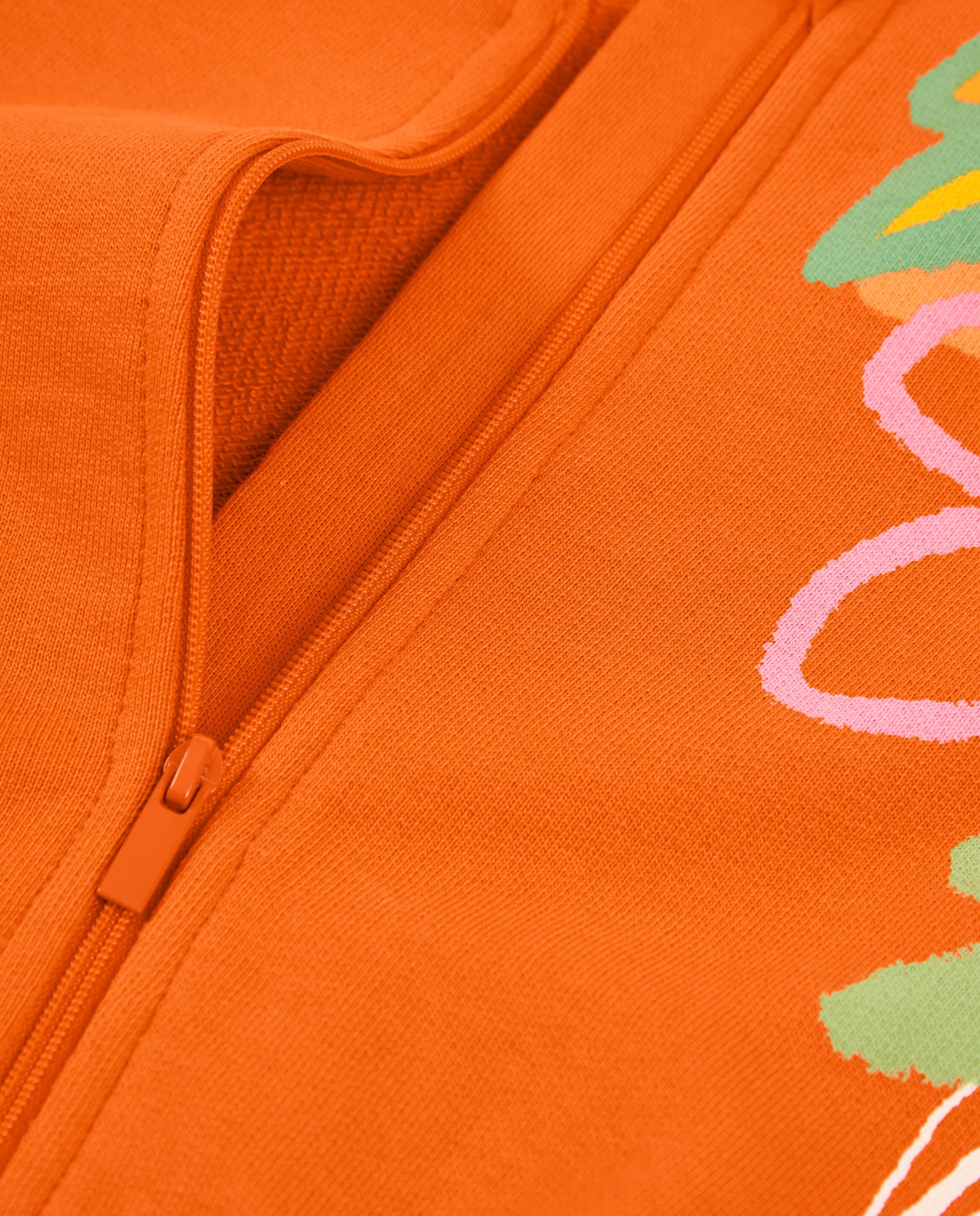 Sudadera de niña de punto con cierre de cremallera