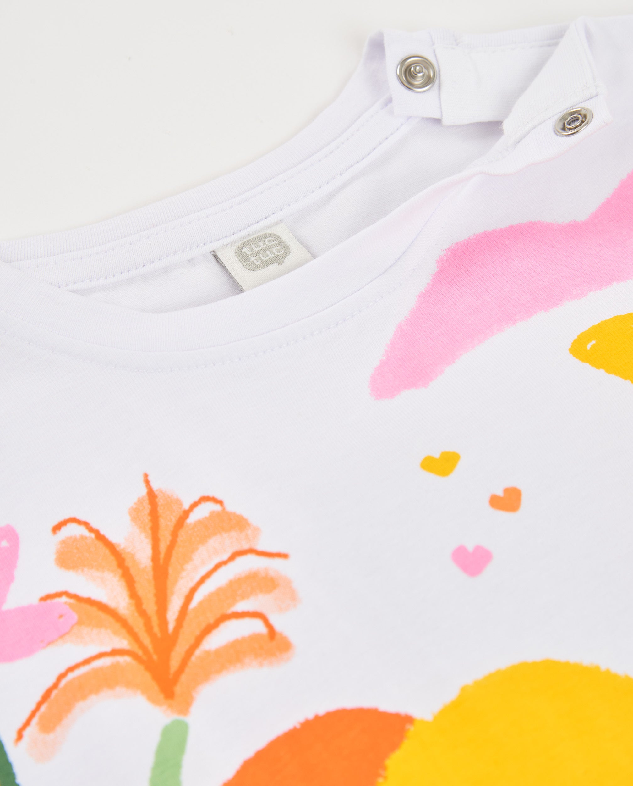Vestido de niña de punto con cintura fruncida