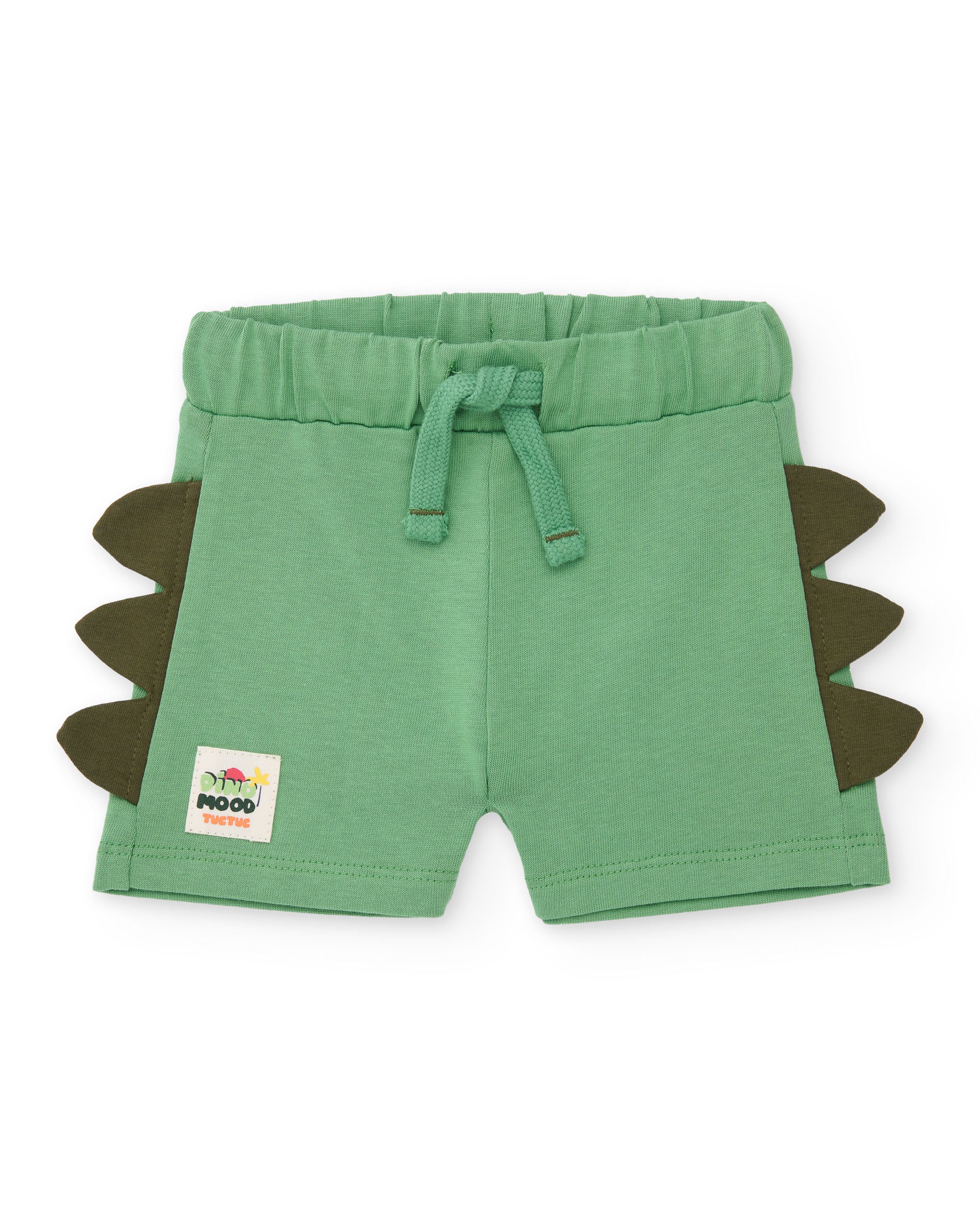 Bermuda de niño de punto con detalles en relieve