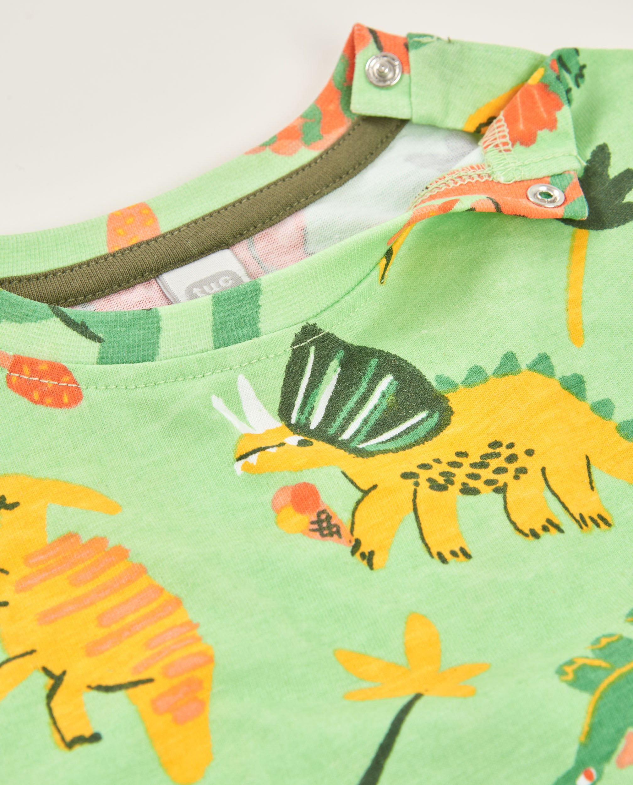 Camiseta de niño de punto con gráficos de dinosaurios