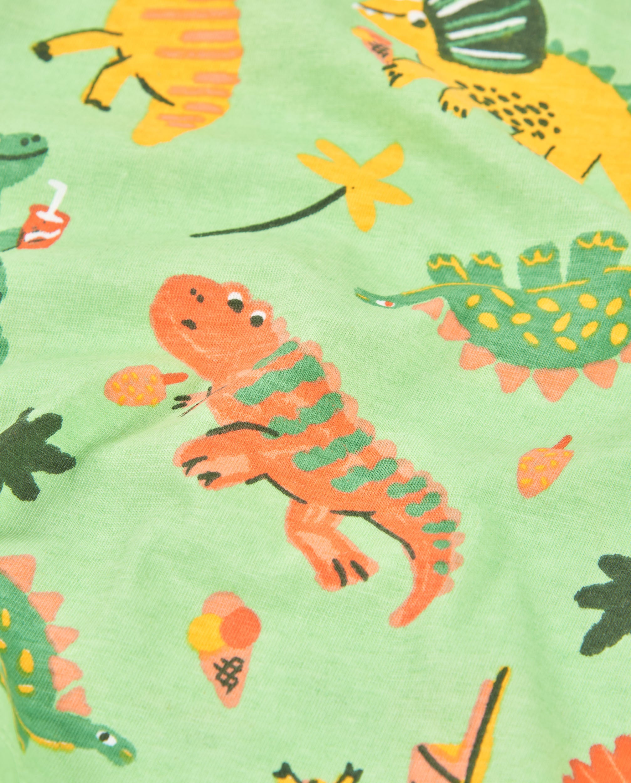 Camiseta de niño de punto con gráficos de dinosaurios