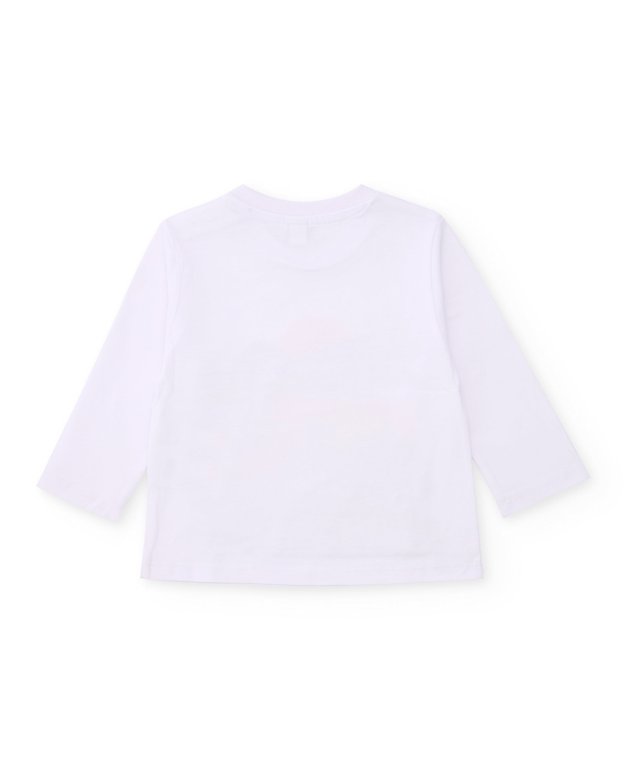 Camiseta de niño de punto y aplique con botón