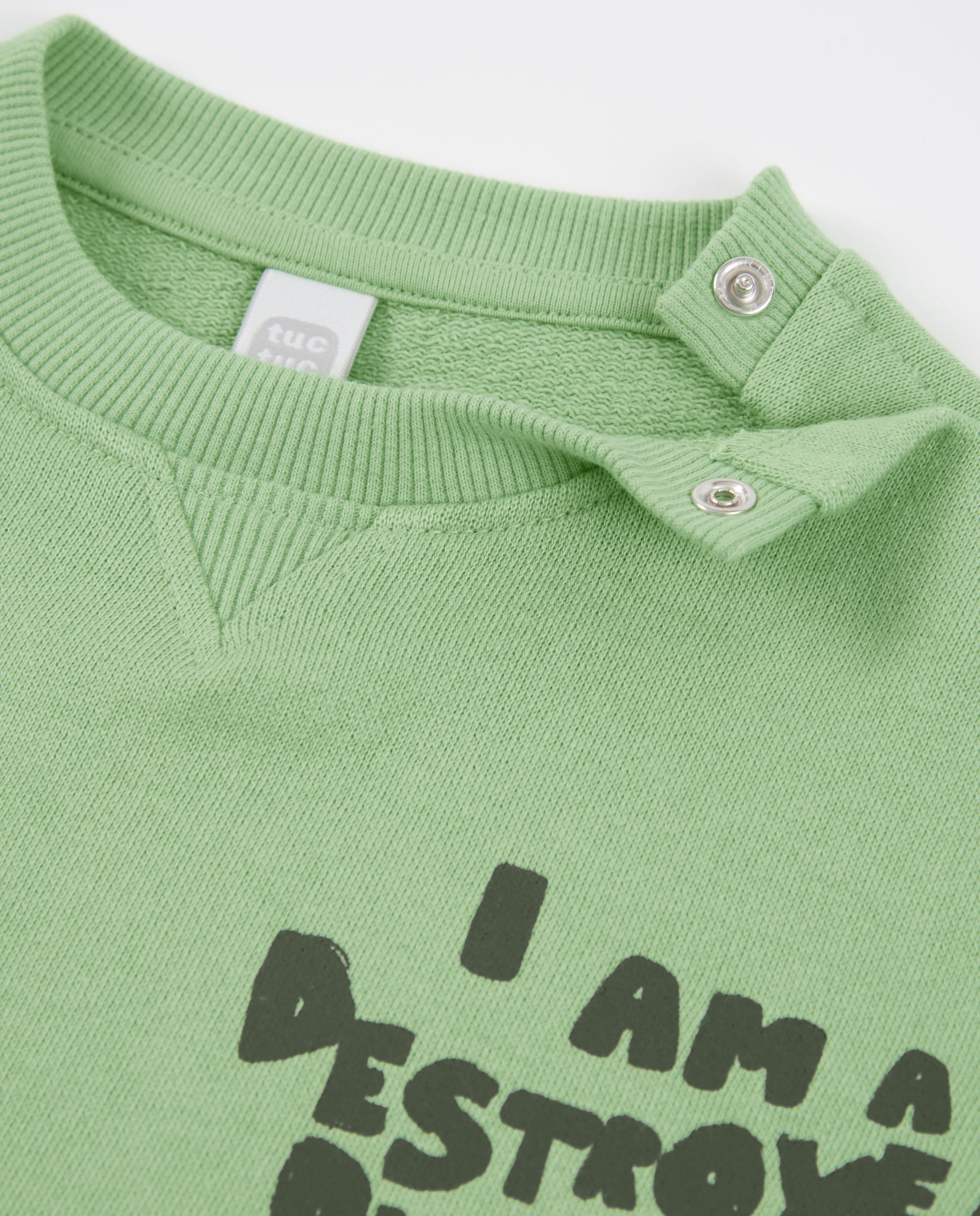 Sudadera de niño de punto con apliques en relieve