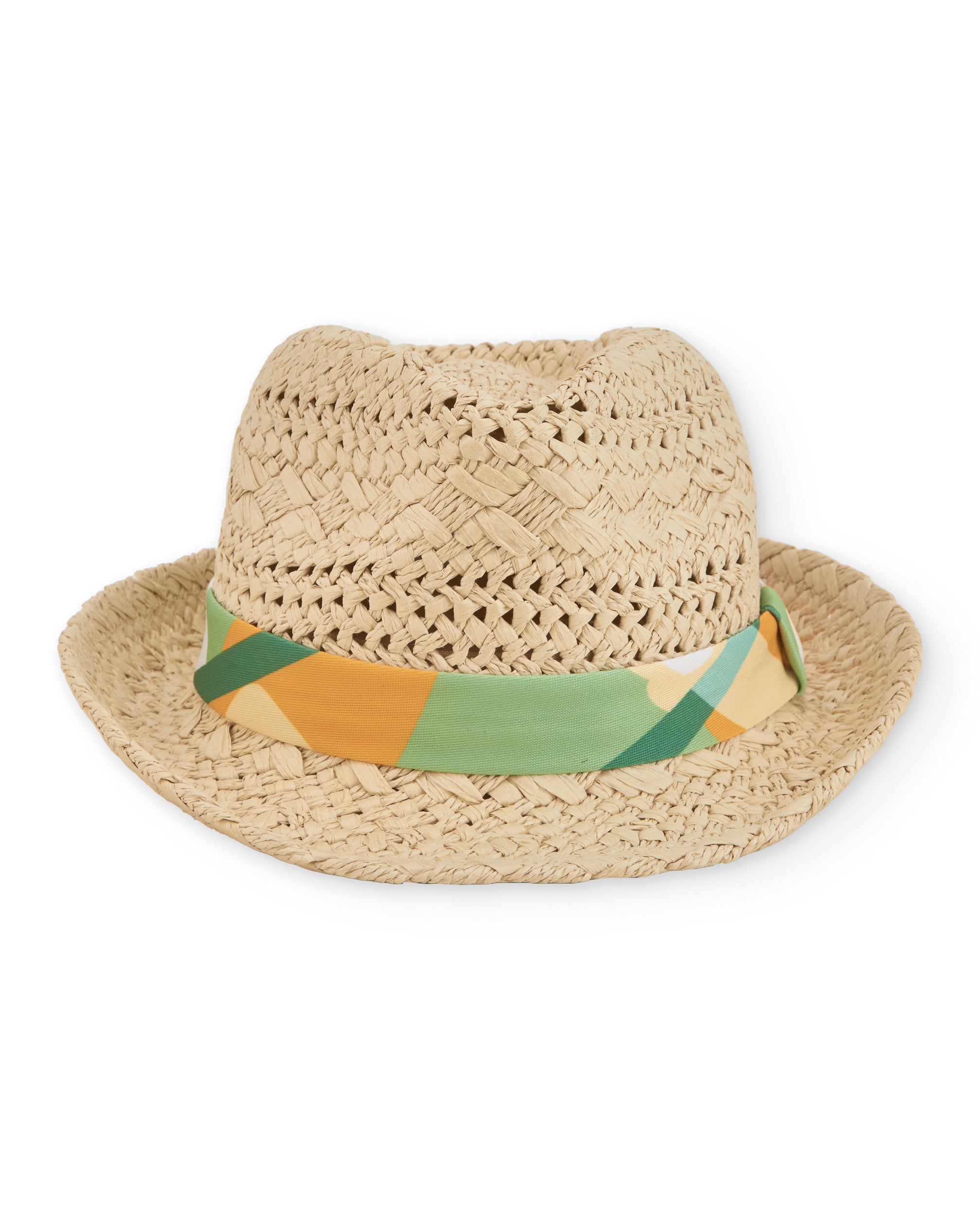 Sombrero de niño de plana y cinta con nudo lateral