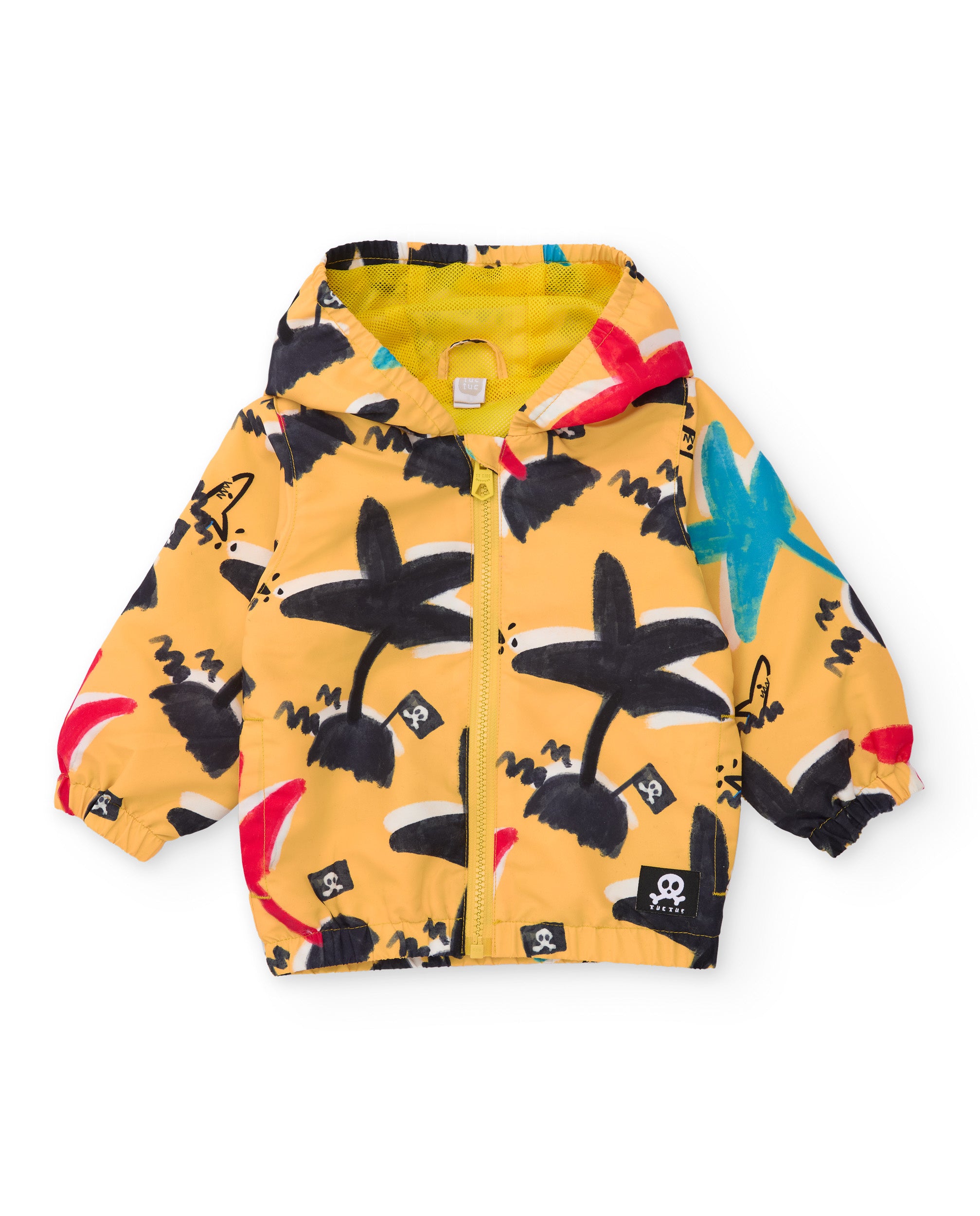 Chaqueta de niño de plana con diseño pirata